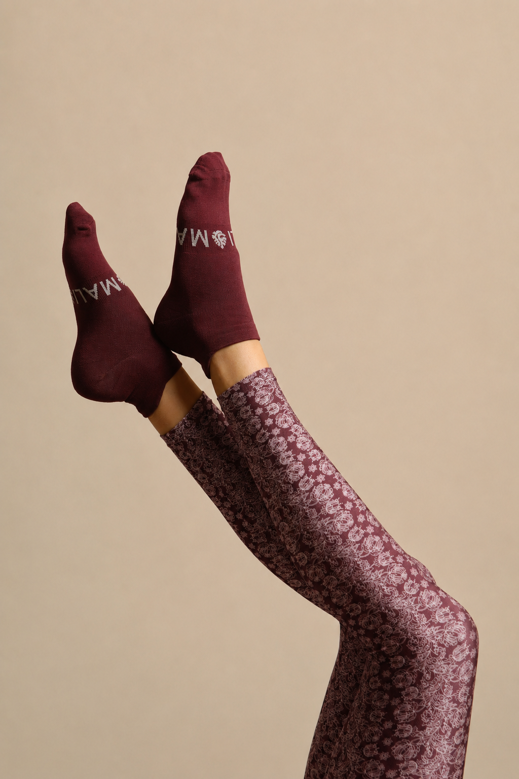 Calcetín Sport Burgundy