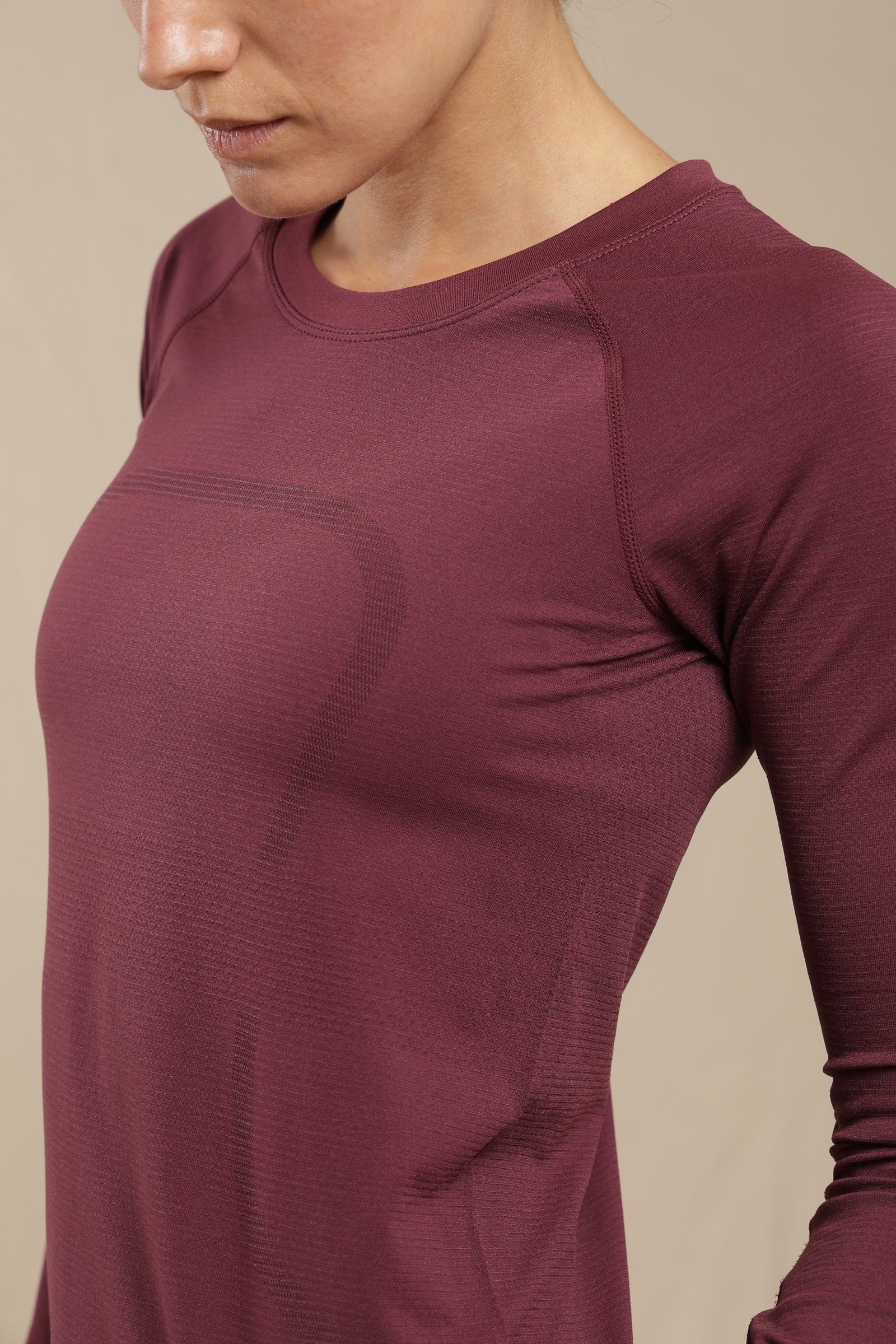 Polera Long Sleeve Burgundy