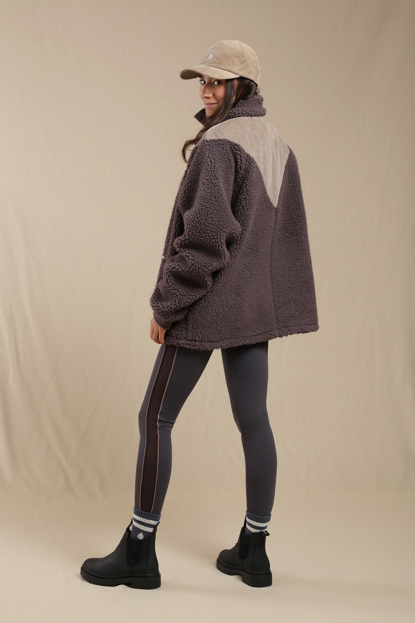 Sherpa Jacket Cocoa Powder