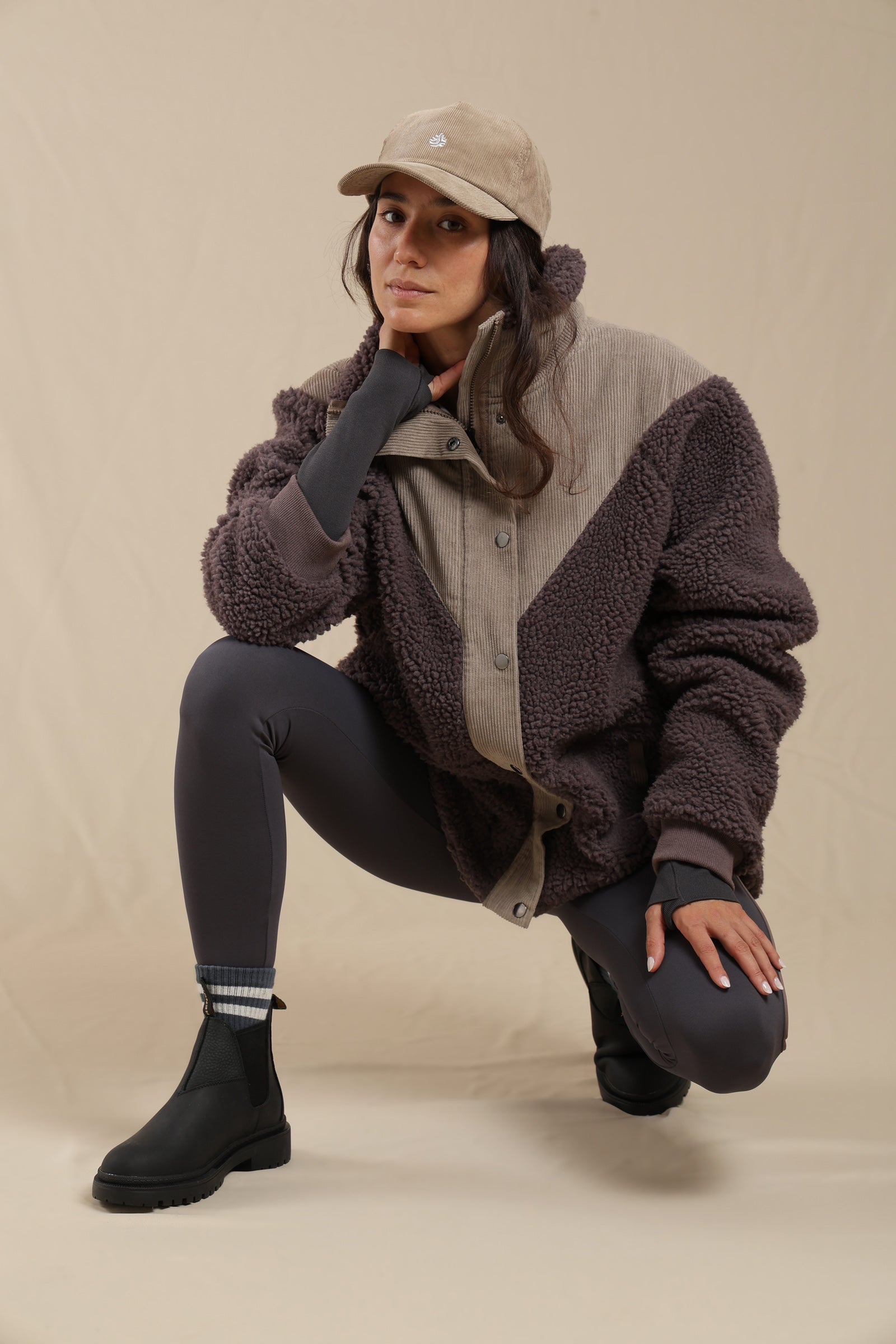 Sherpa Jacket Cocoa Powder