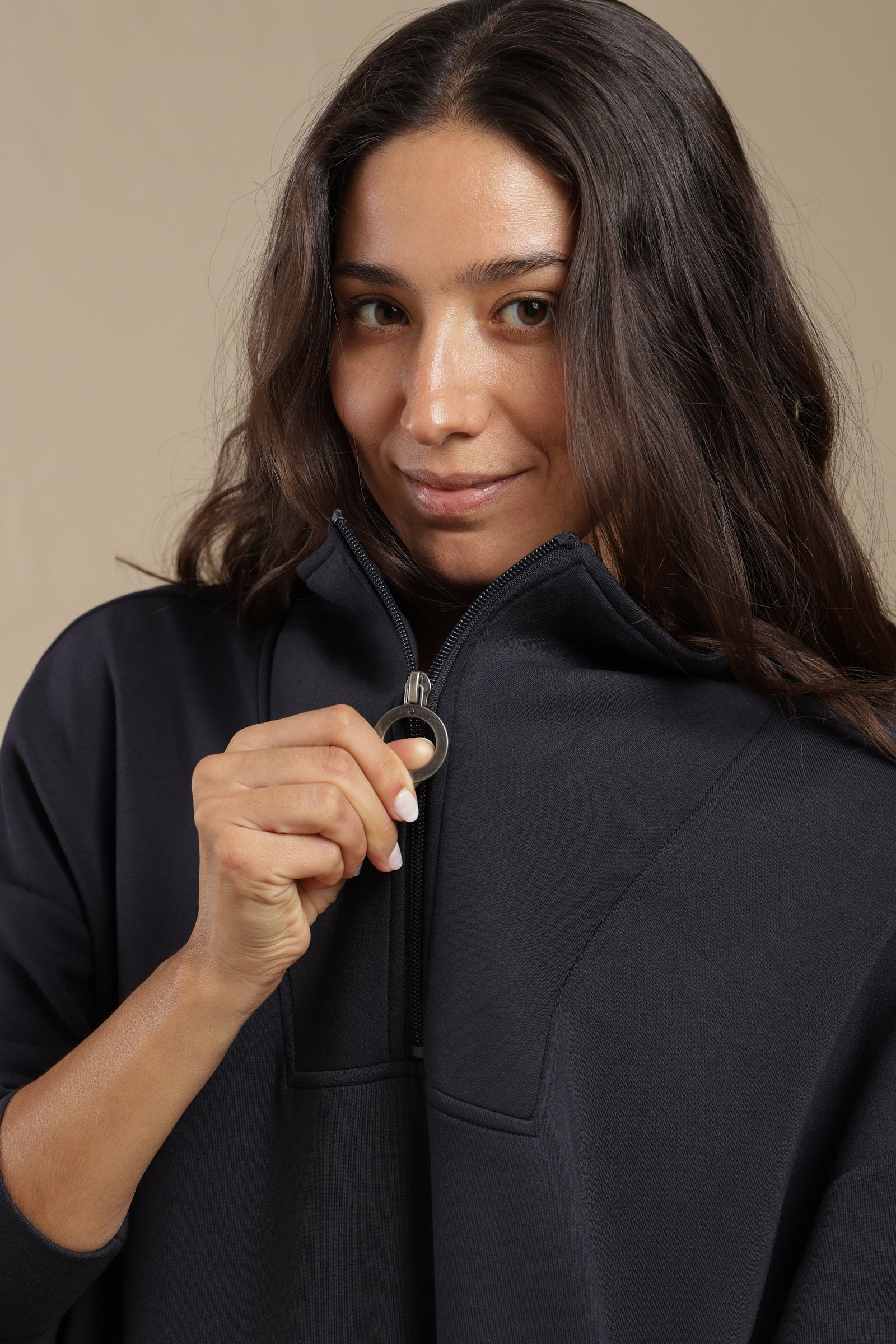 Half Zip Pullover Anthracite