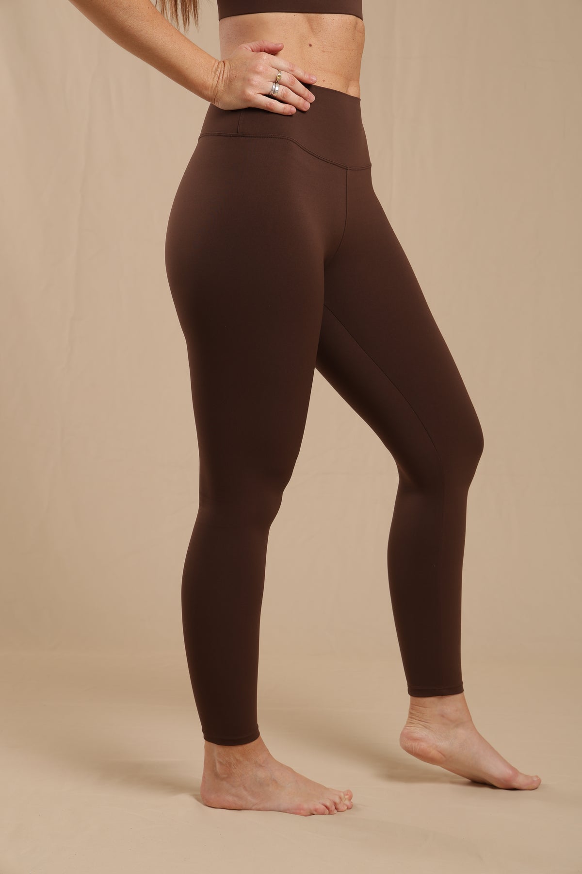 Legging 7/8 con Bolsillo Shaved Chocolate