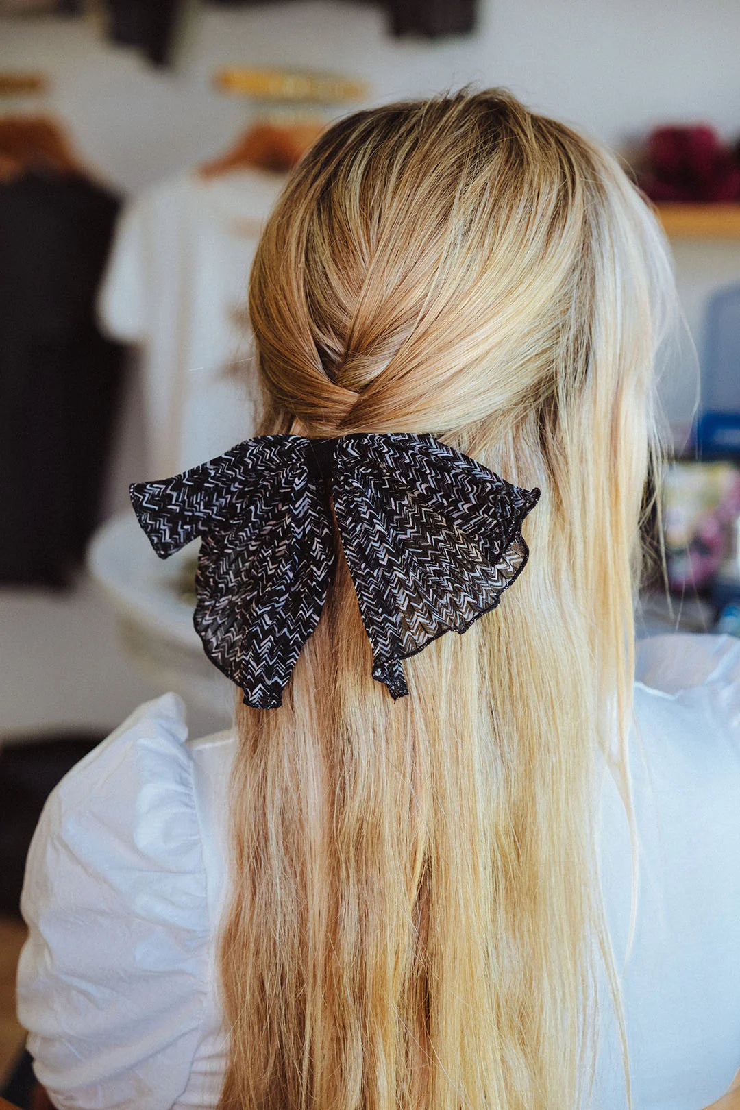 Cinta Espiga Negra Wavy