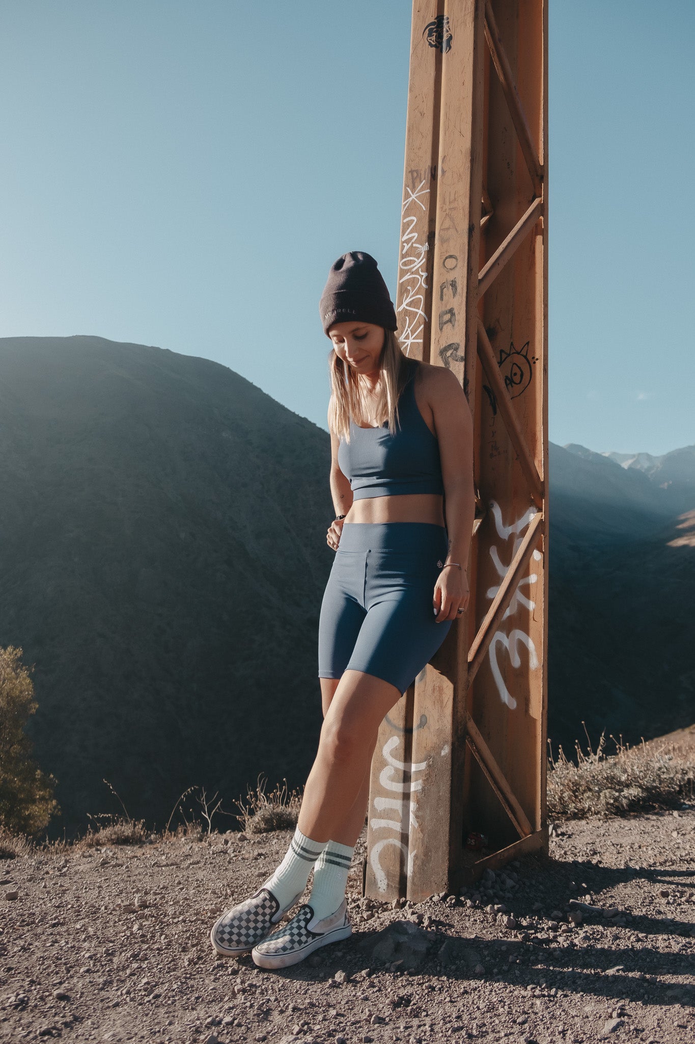 RE MALI Biker Short Mykonos Blue