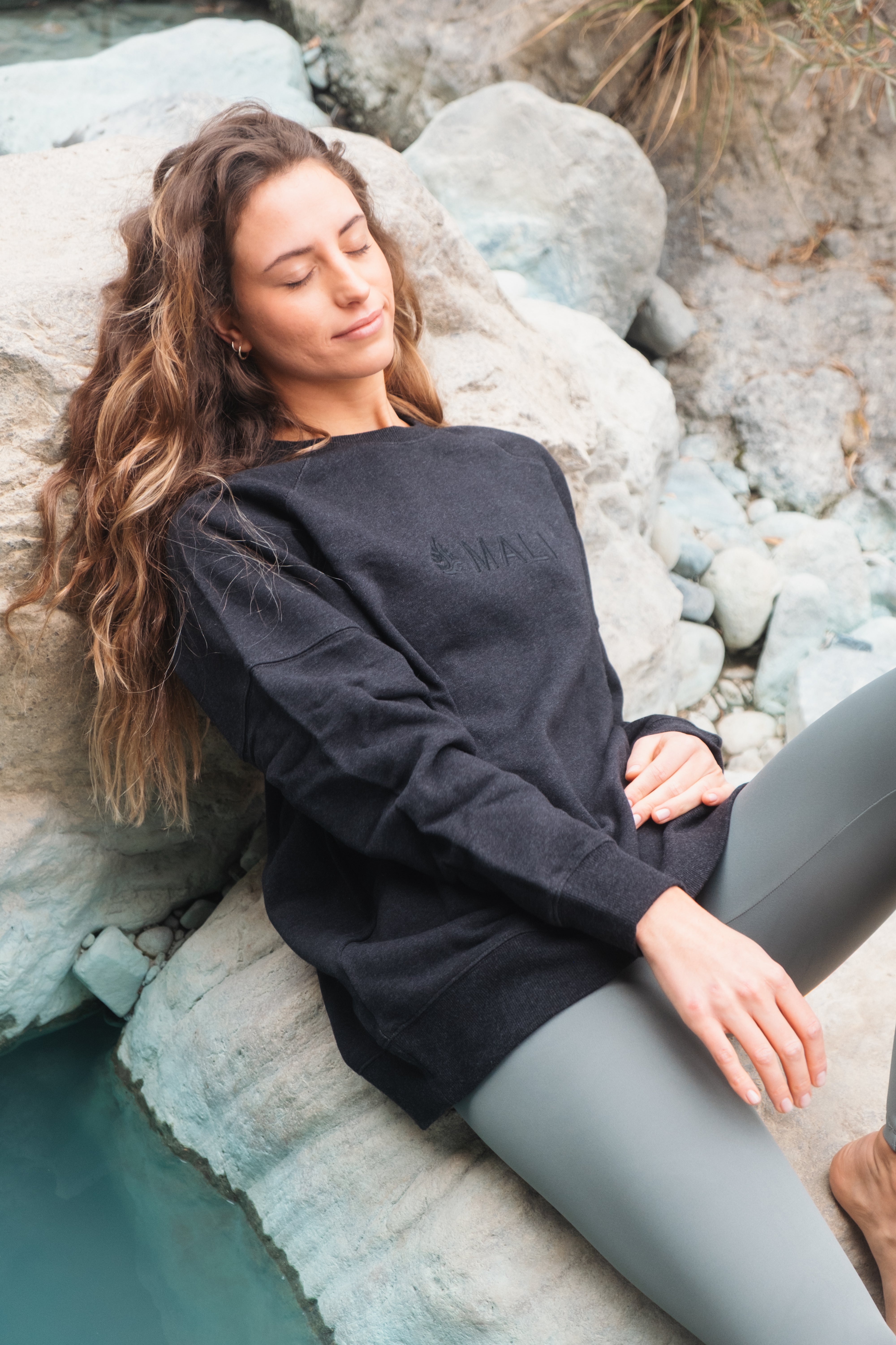 Pullover Black Melange