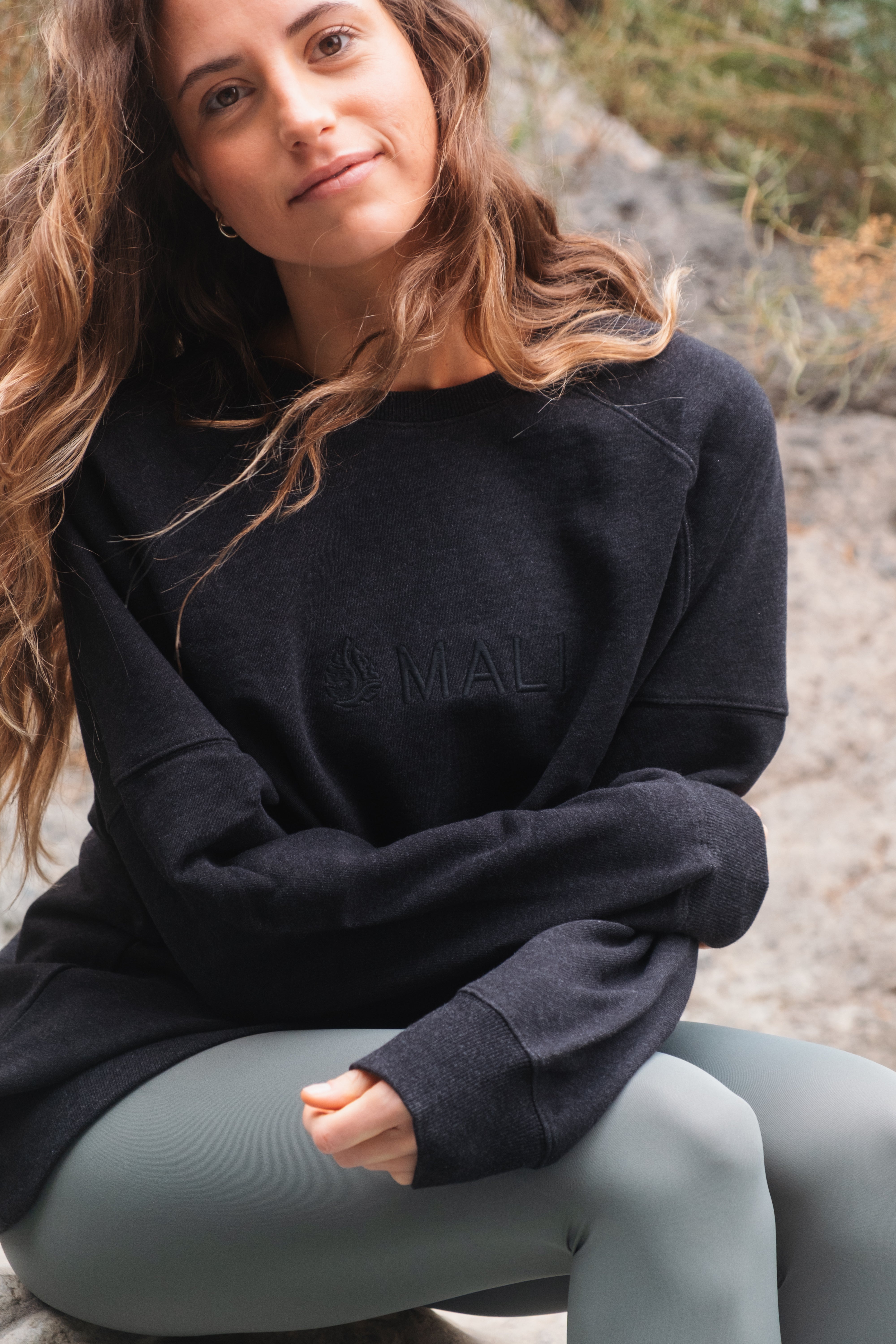 Pullover Black Melange