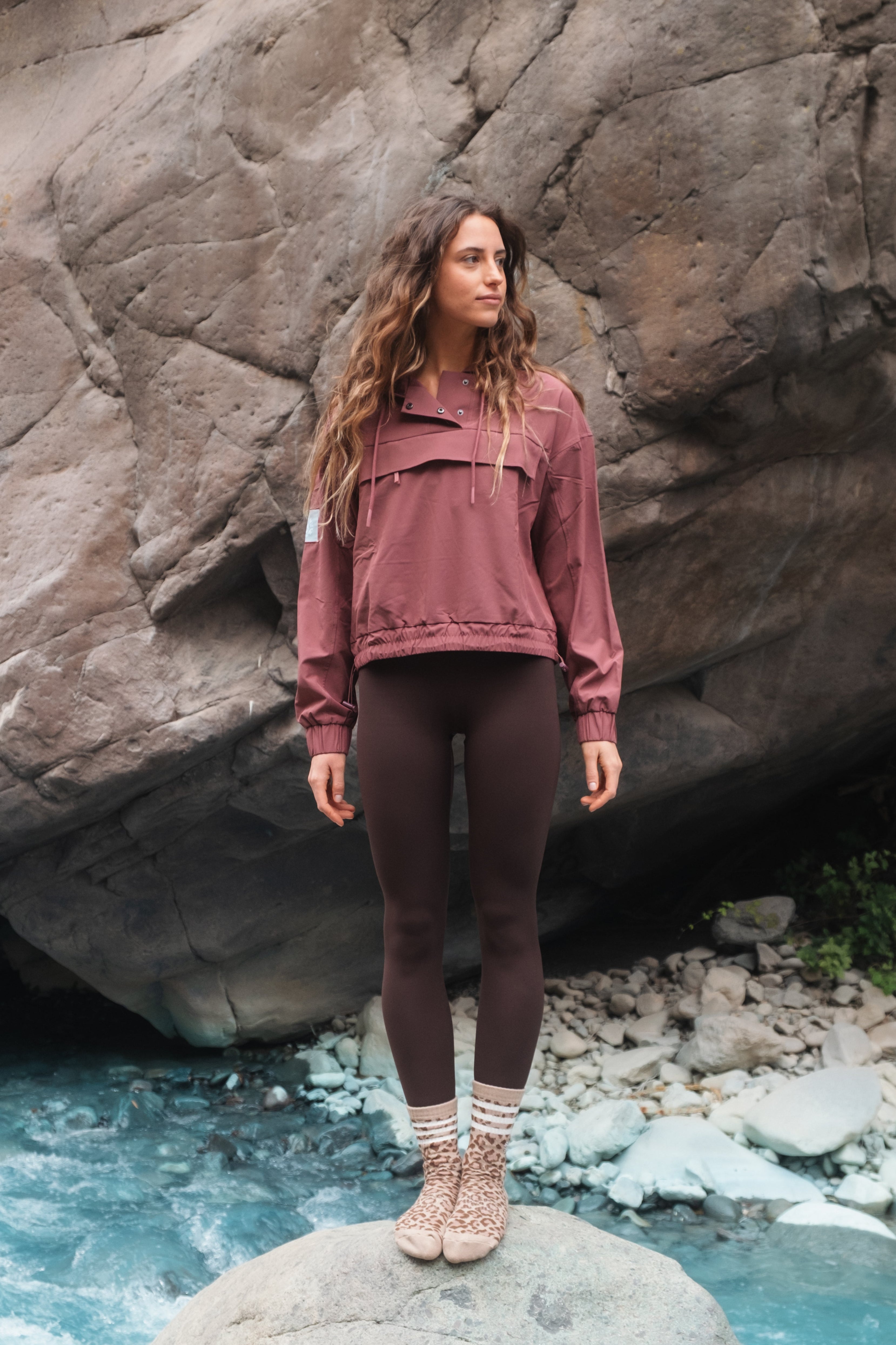 Wind Jacket Dusty Rose - Mali Shop