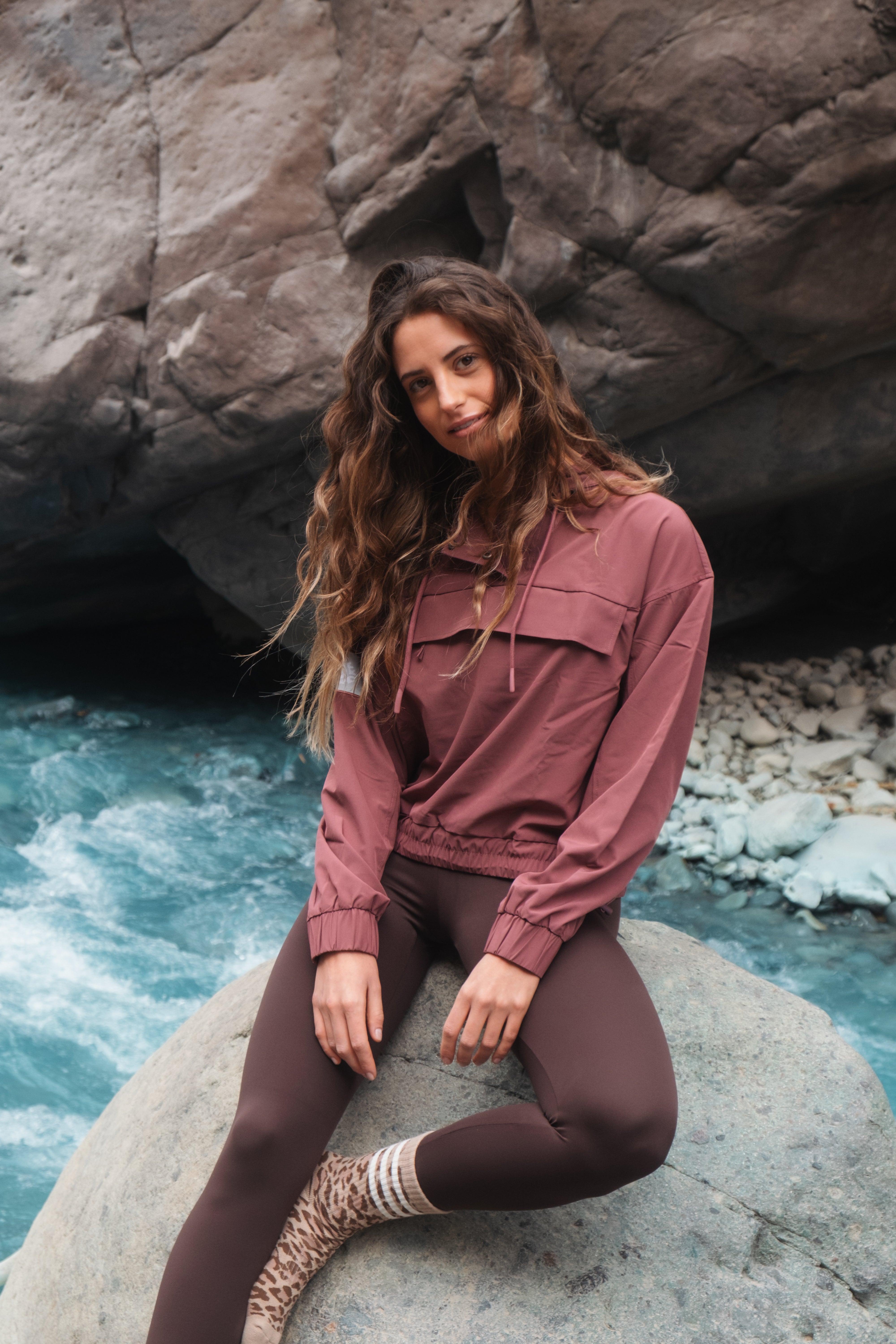 Wind Jacket Dusty Rose - Mali Shop