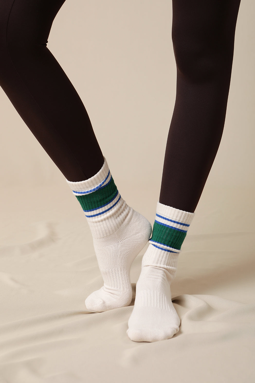 Calcetín Blue Green Stripes