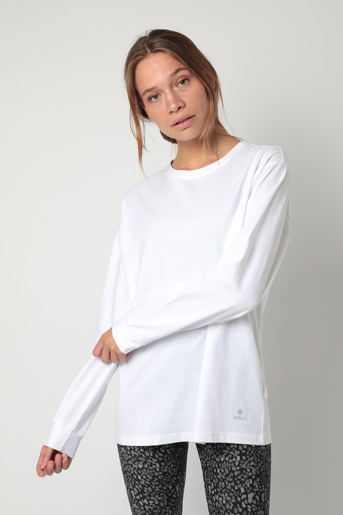 Polera Long Sleeve White