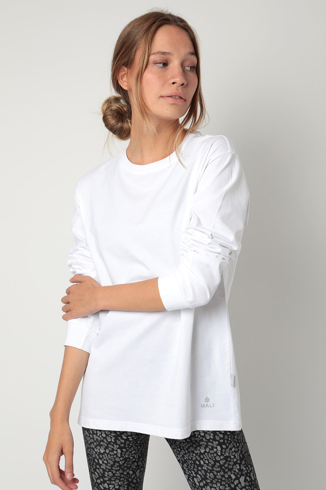 Polera Long Sleeve White