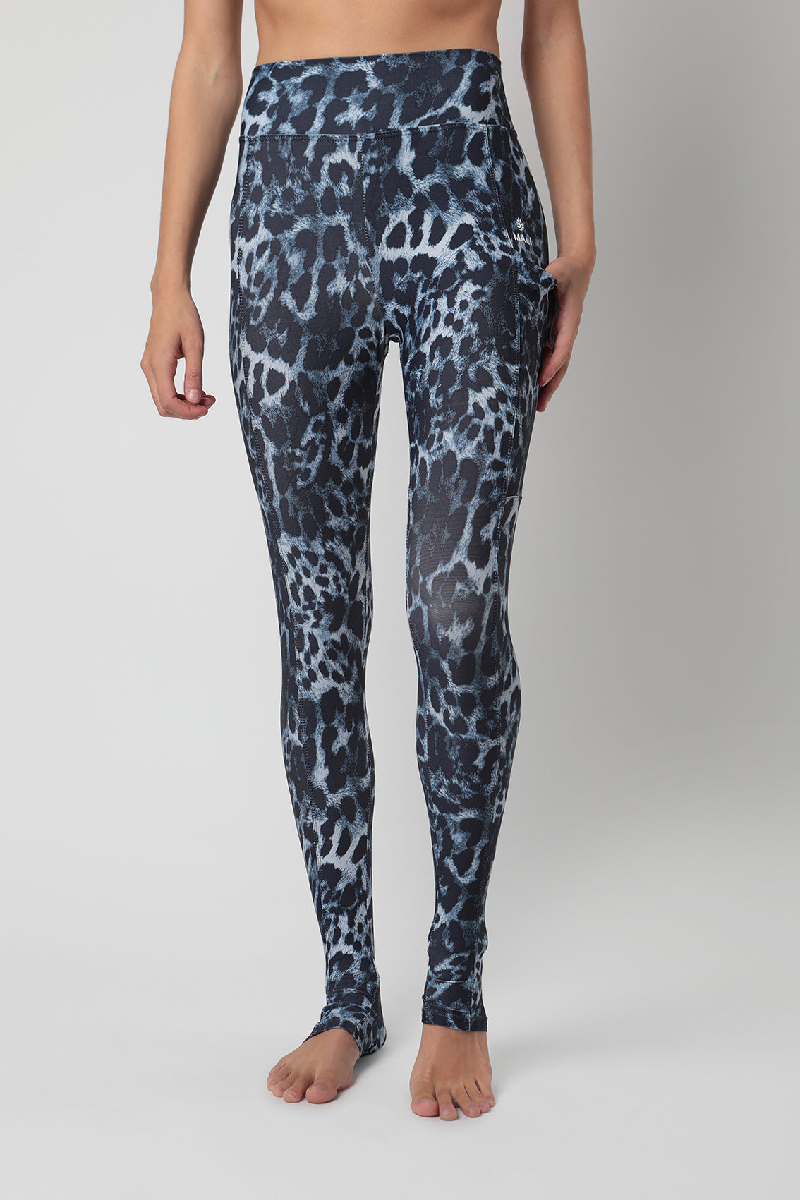 Legging Extra Long Eco Black Cheetah II