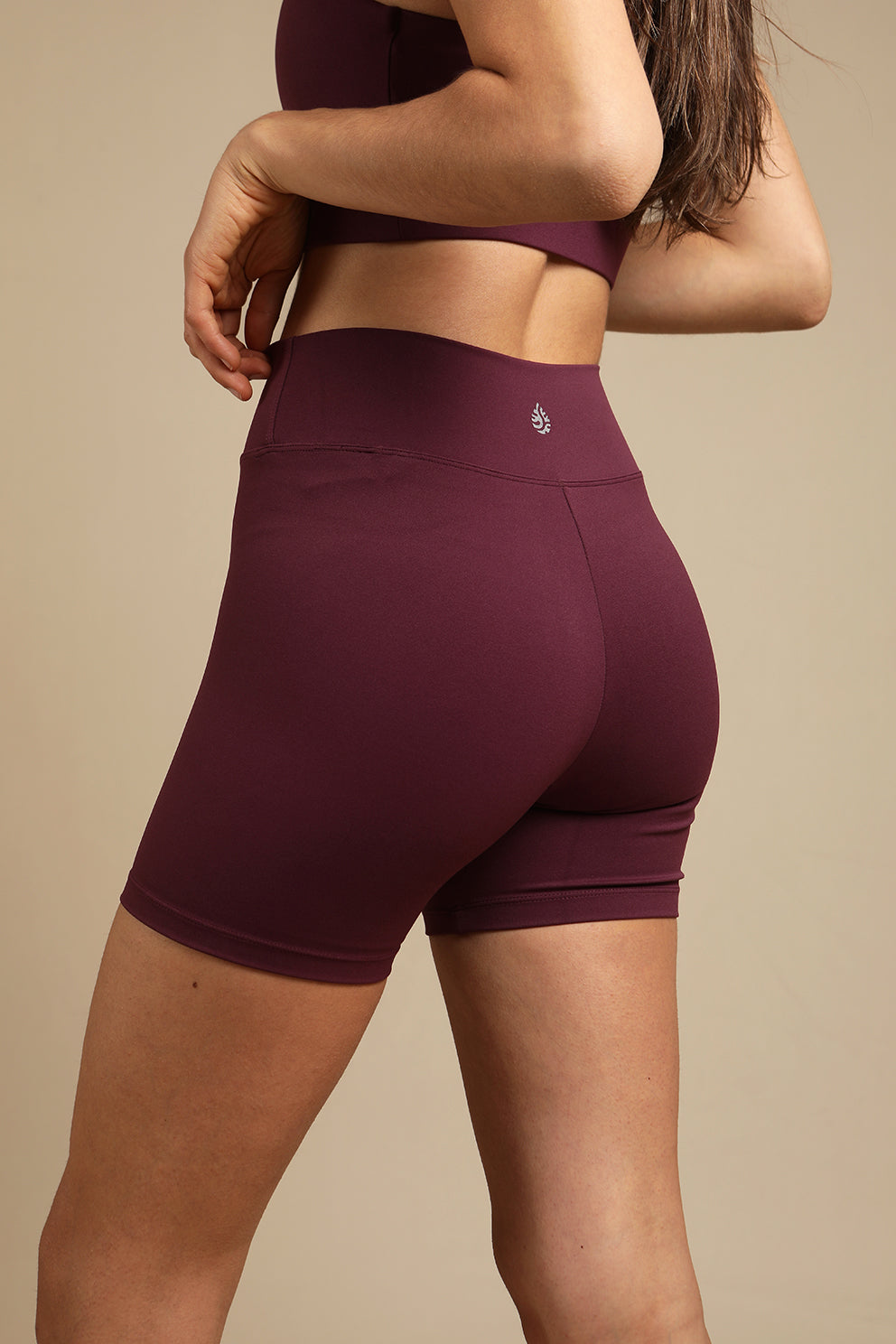 Biker Eco Short Mauve Wine