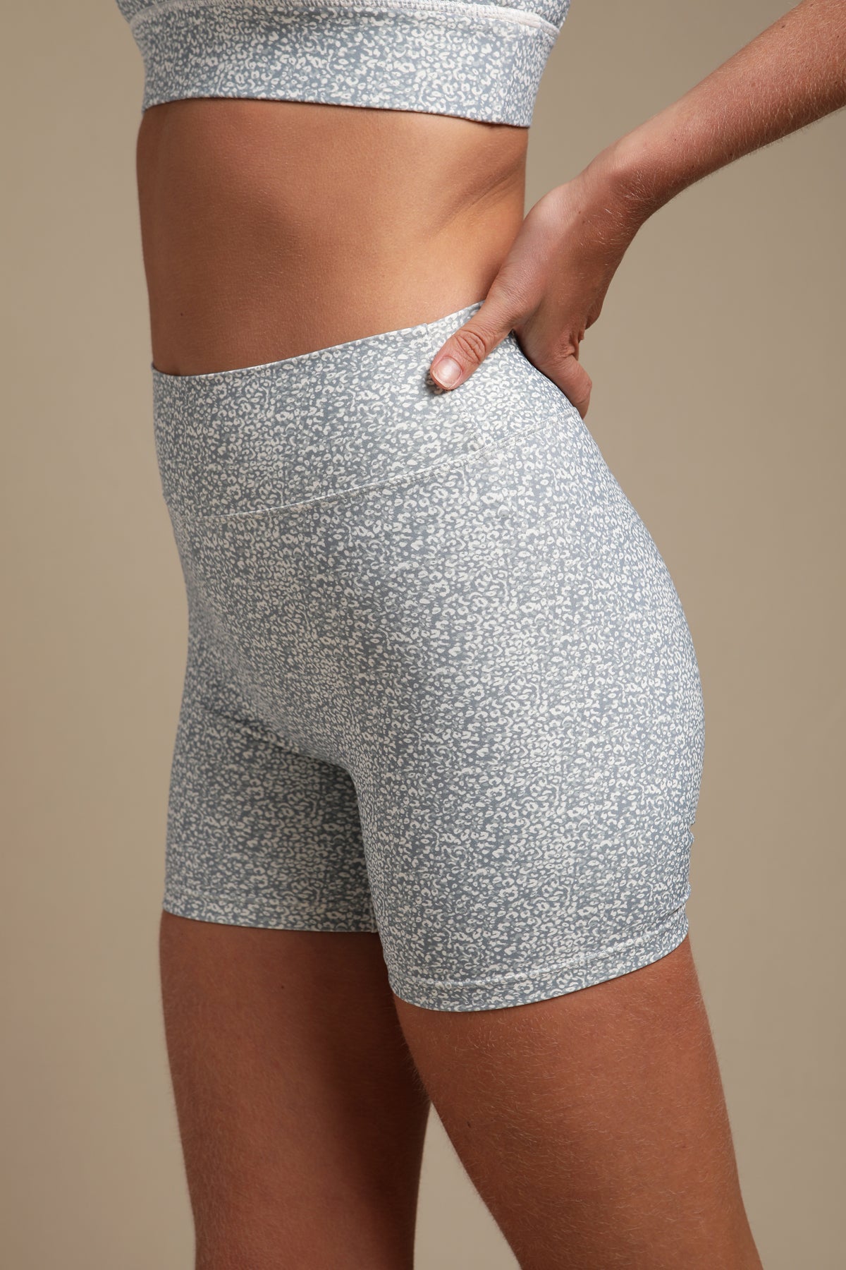 Biker Eco Short Mini Leopard