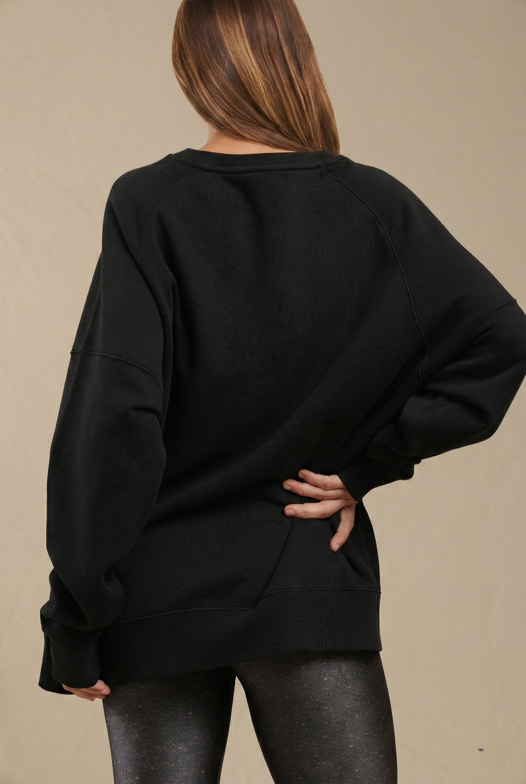 Polerón Crewneck Black