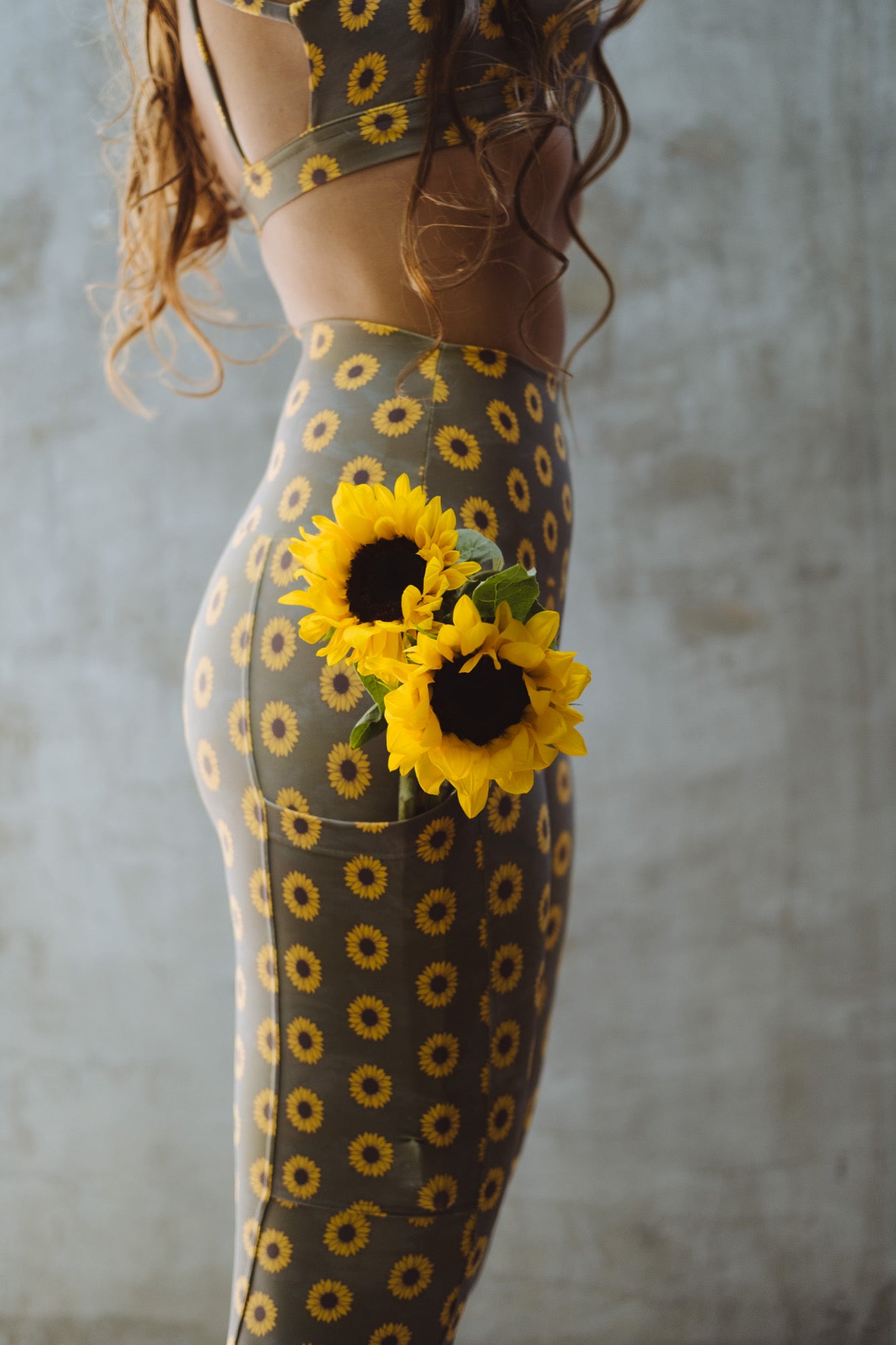 Legging 7/8 con bolsillo Eco Sunflower
