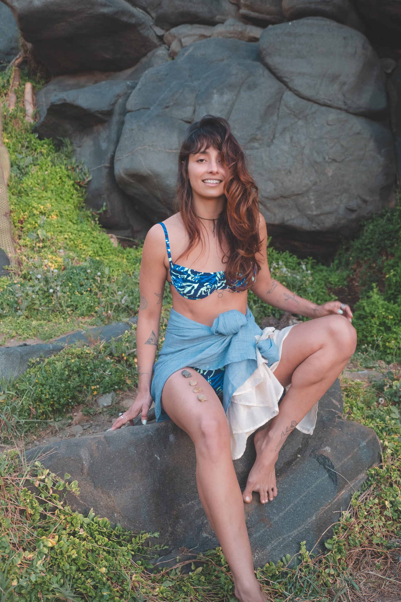 Top Bikini Bra Coral
