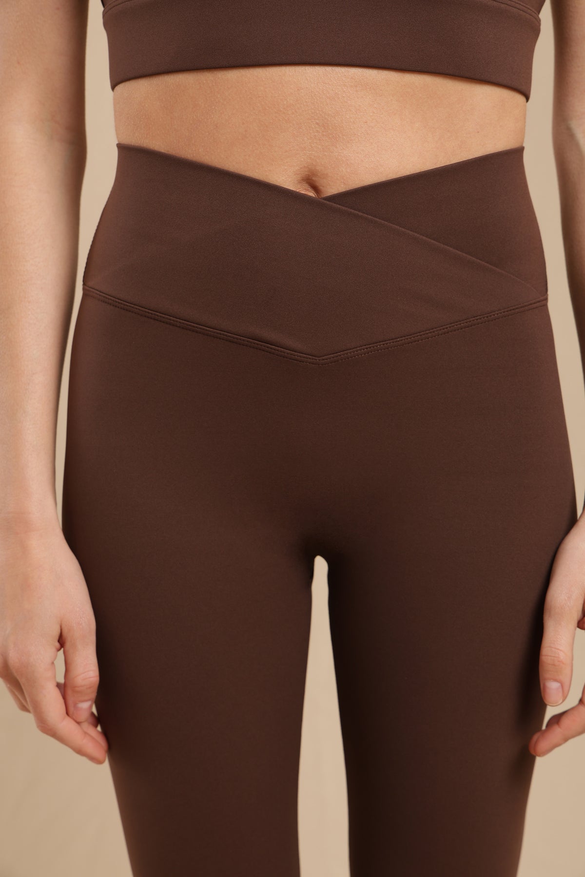 Legging 7/8 Cross Shaved Chocolate – Mali