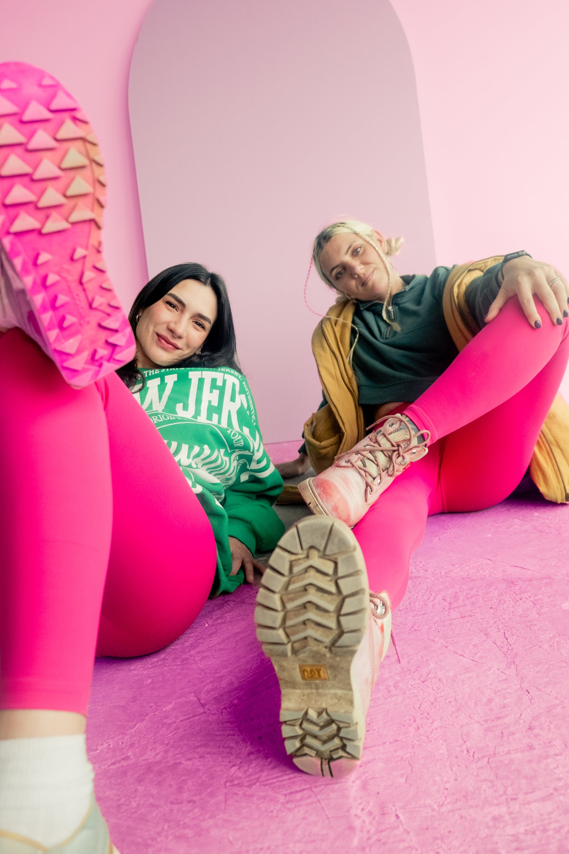 Legging 7/8 Viva Magenta Silver