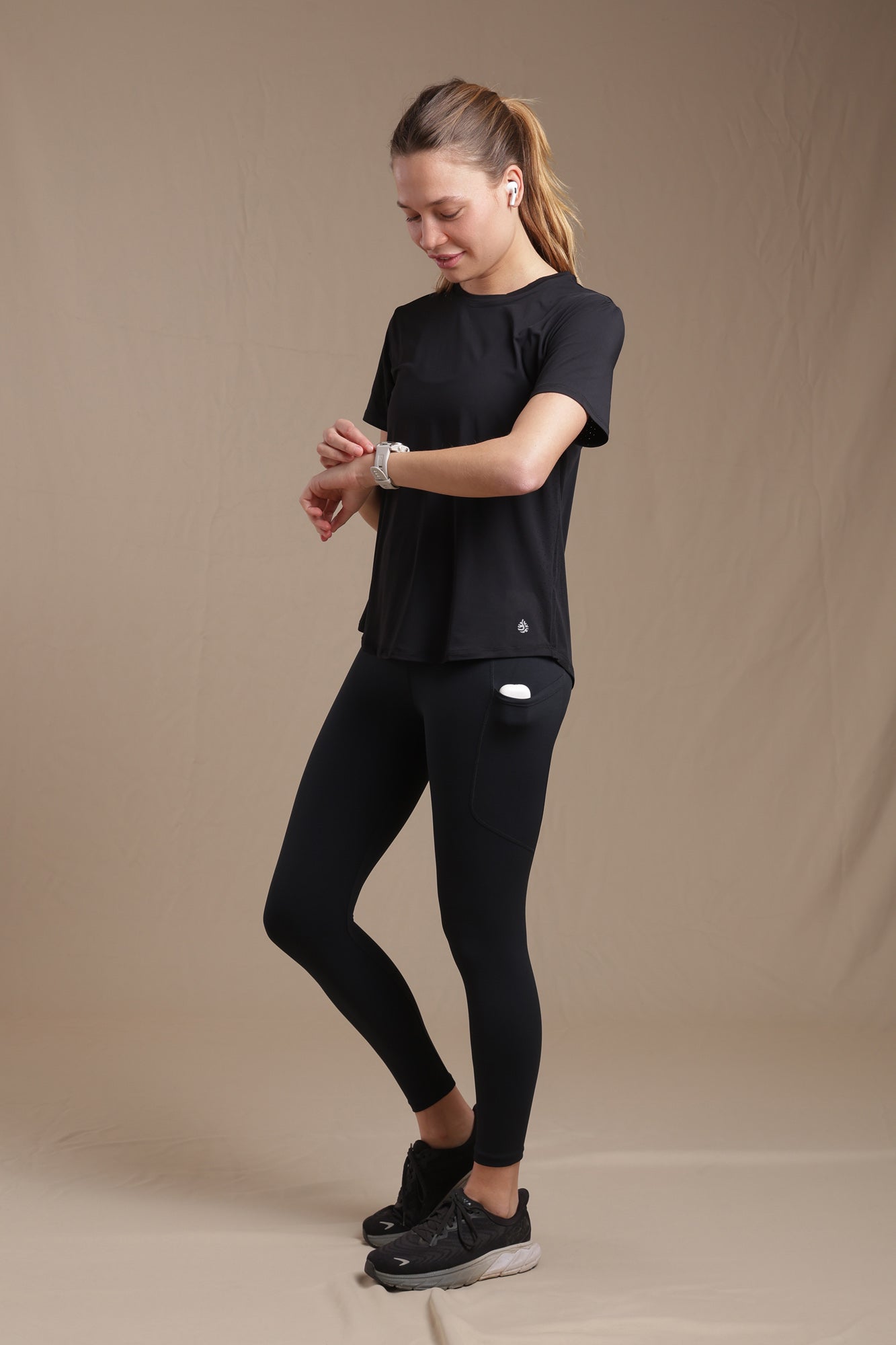 Legging 7/8 con Bolsillo Black