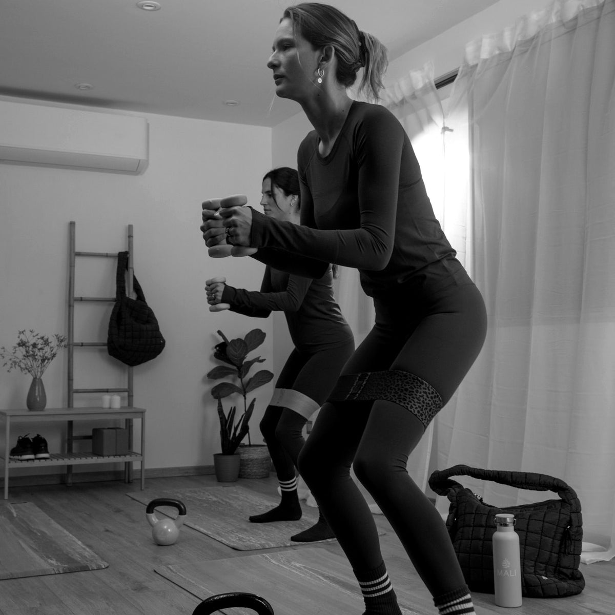 Clase de entrenamiento en Casa Mali