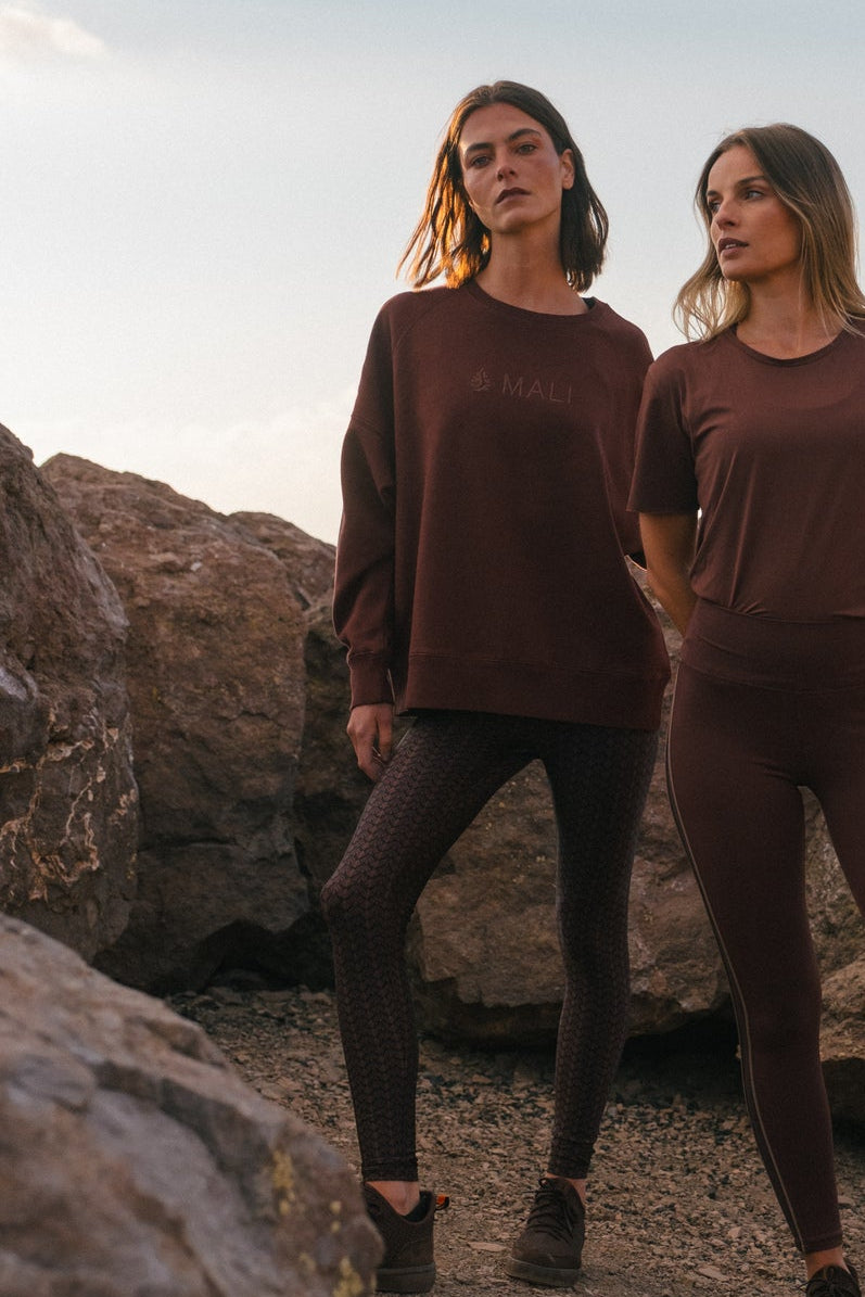 Polerón Crewneck Bitter Chocolate