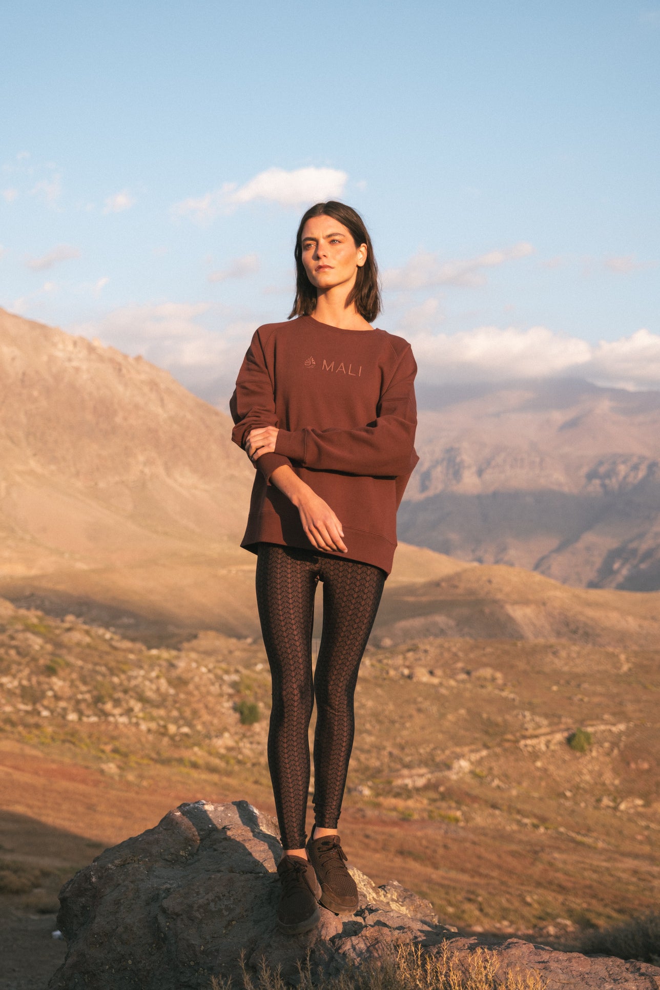 Polerón Crewneck Bitter Chocolate