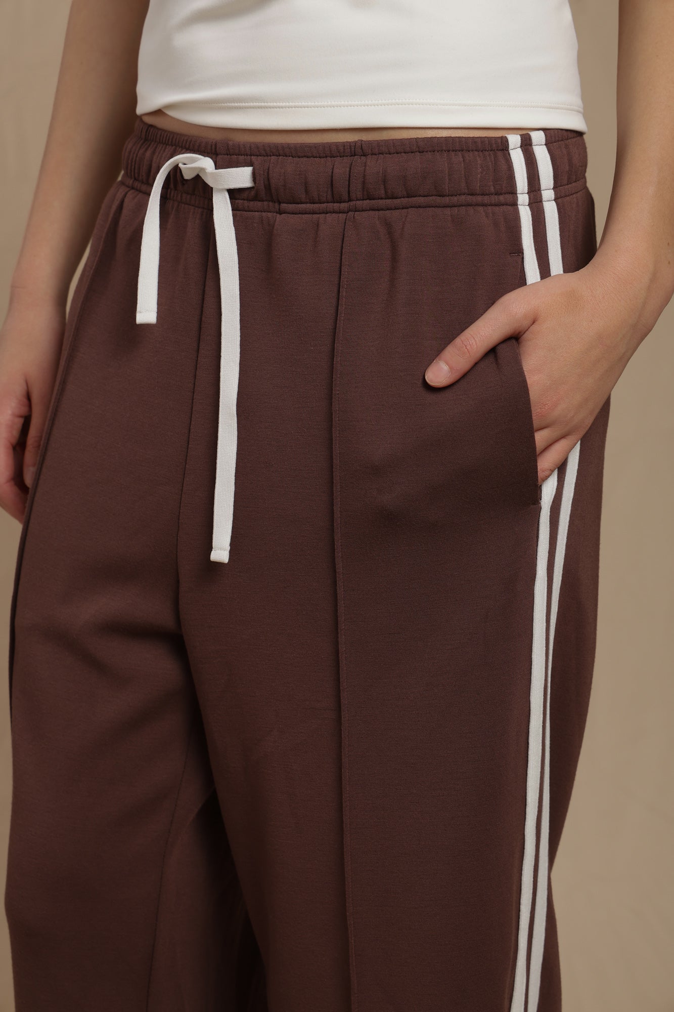 Pantalón Wide Leg Deep Mahogany