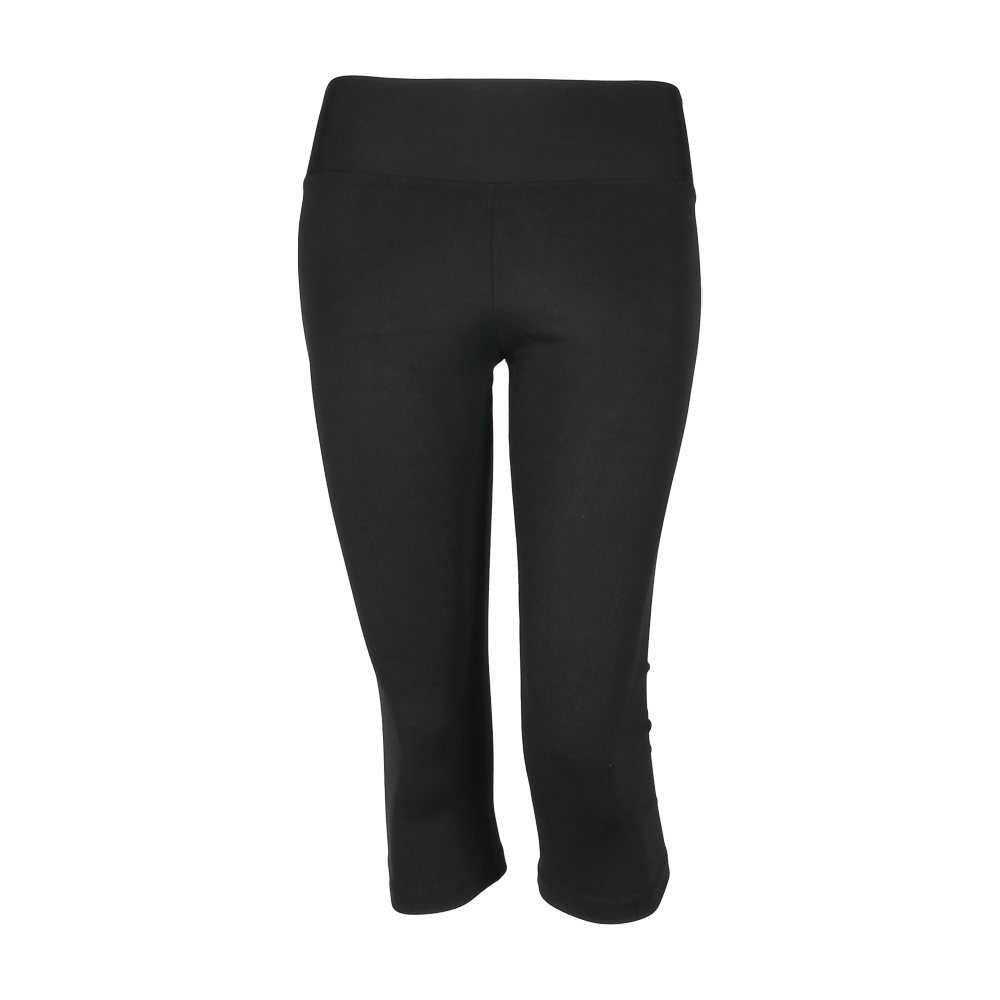 Legging 3/4 Capri Black Silver