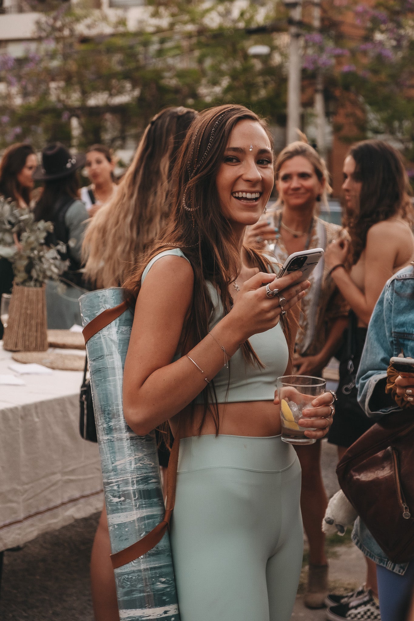 Legging 7/8 Compression Eco Mint Green