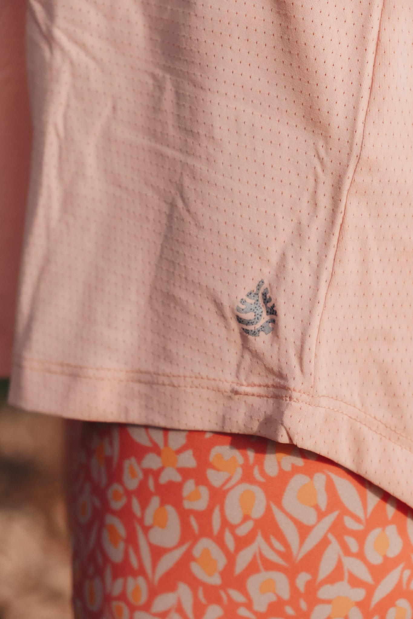 Polera Dry Fit Eco Manga Larga Salty Pink
