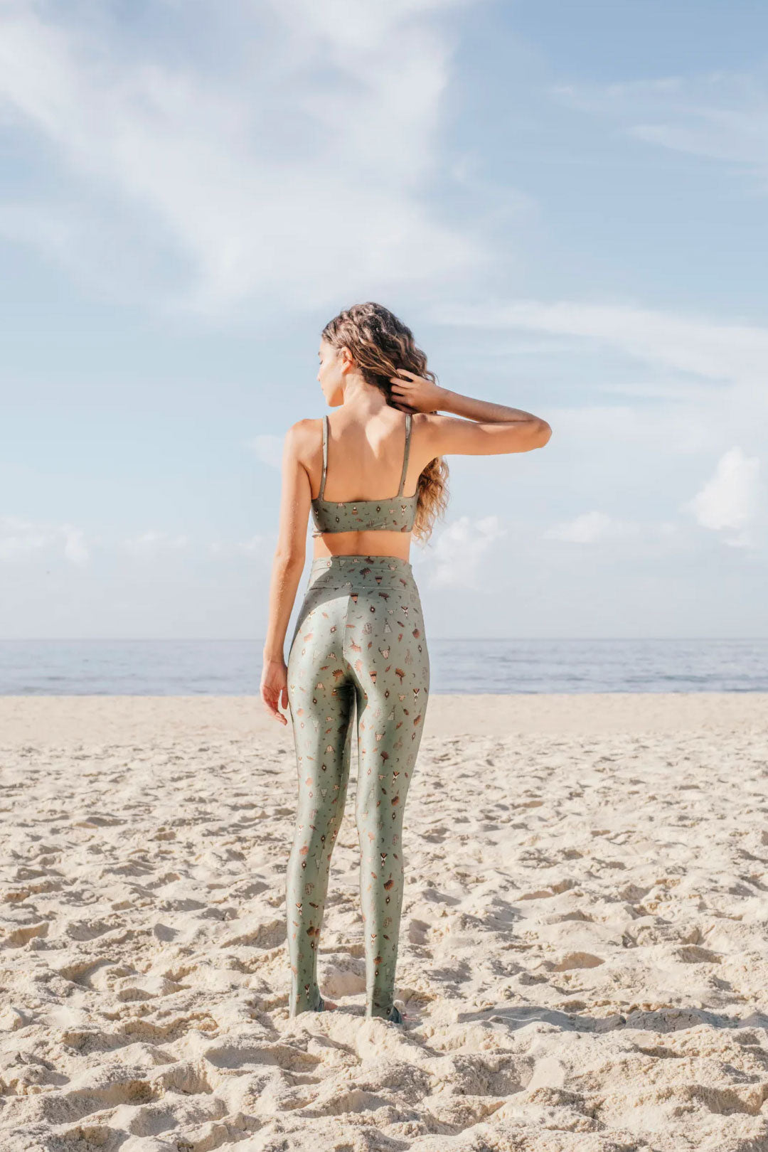 Legging High Green Haux
