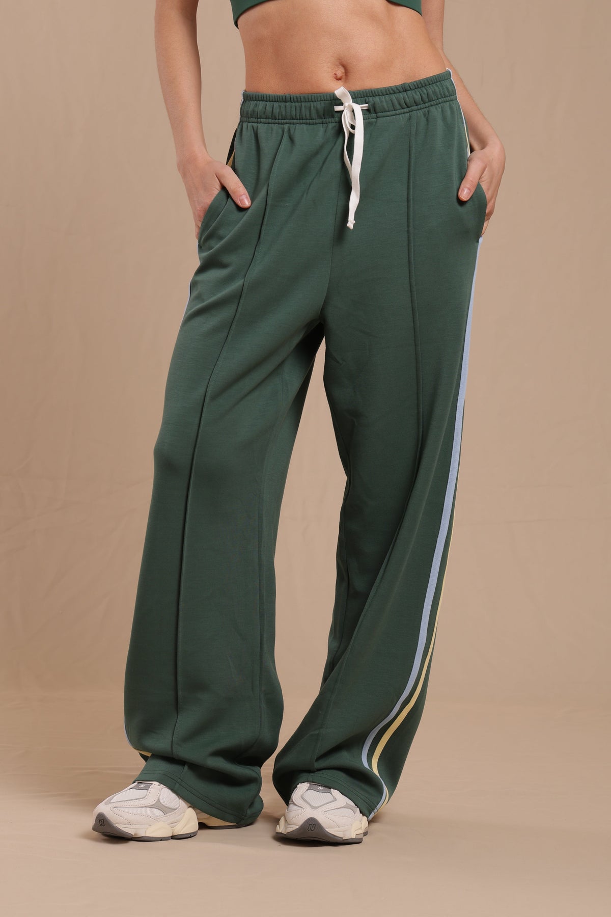 Pantalón Wide Leg Hunter Green