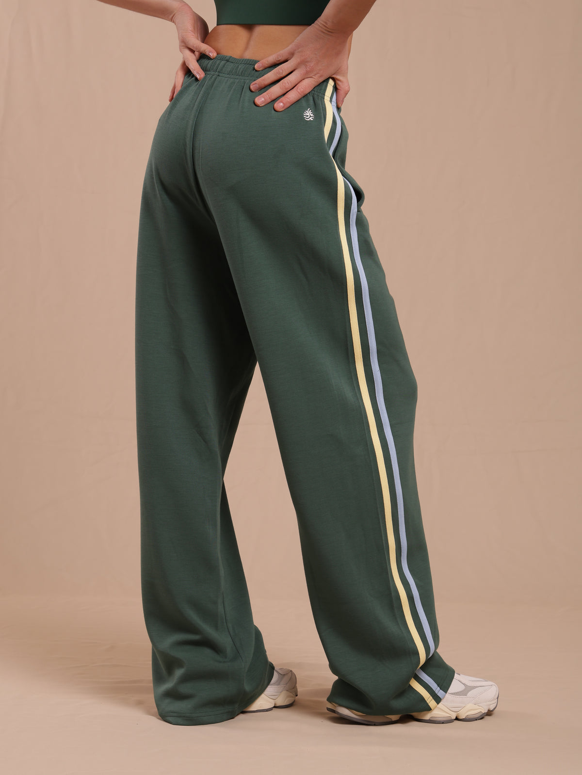 Pantalón Wide Leg Hunter Green