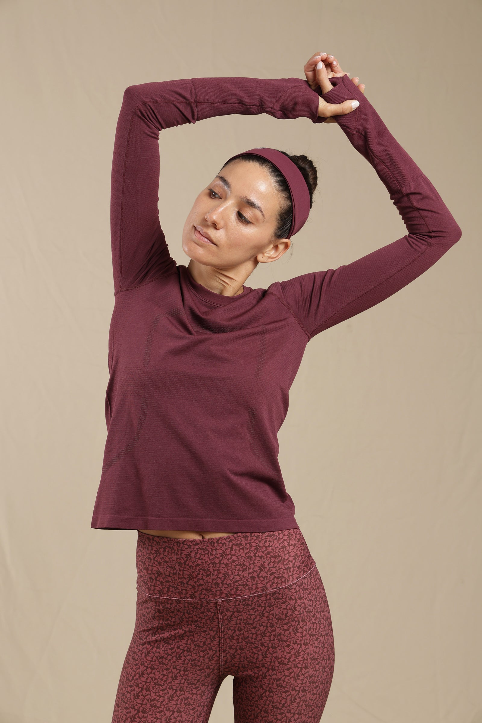 Polera Long Sleeve Burgundy