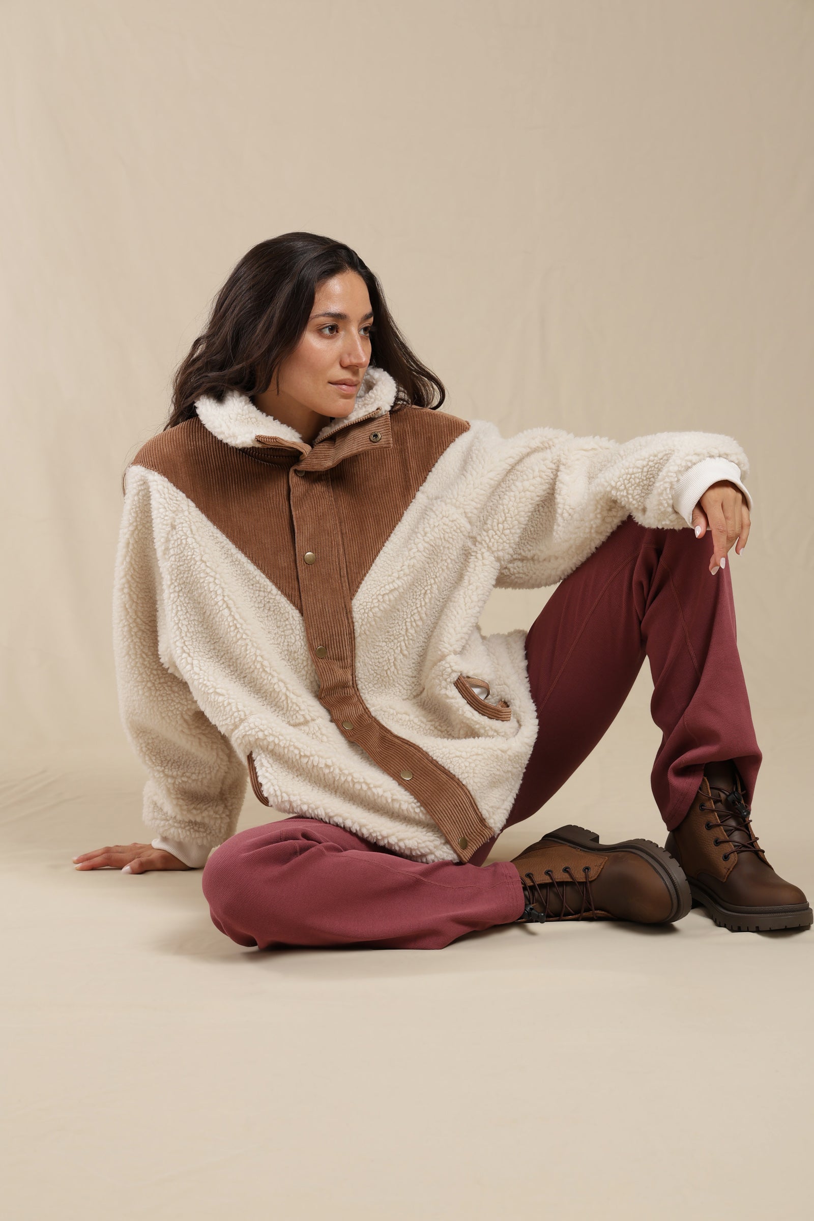 Sherpa Jacket Vanilla Ice