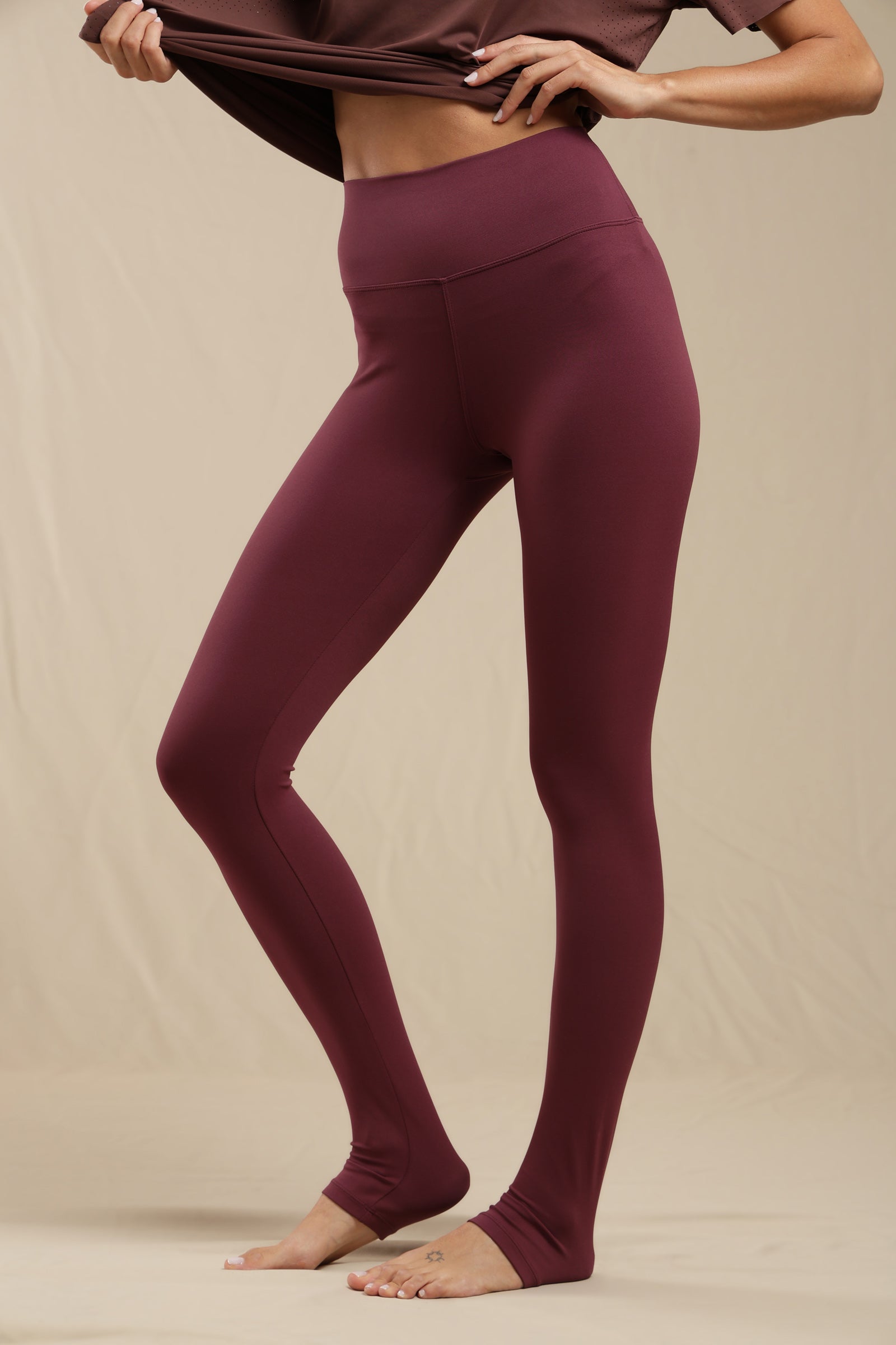 Legging Extra Long Burgundy