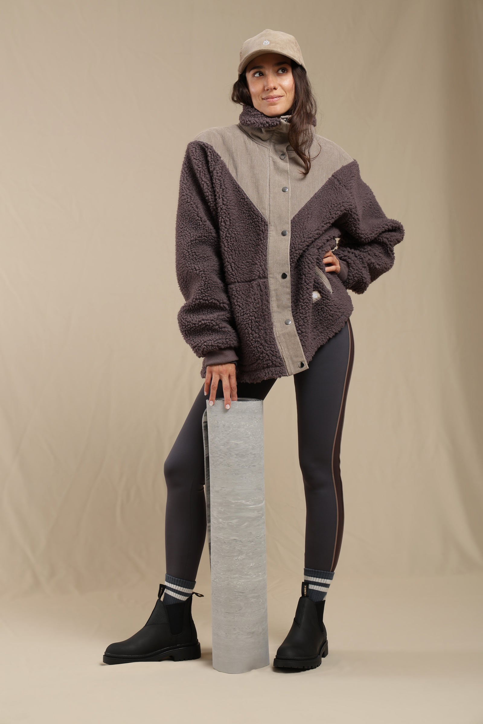 Sherpa Jacket Cocoa Powder