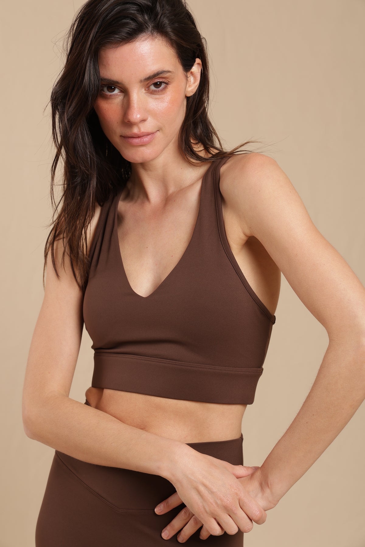 Peto Racerback Shaved Chocolate