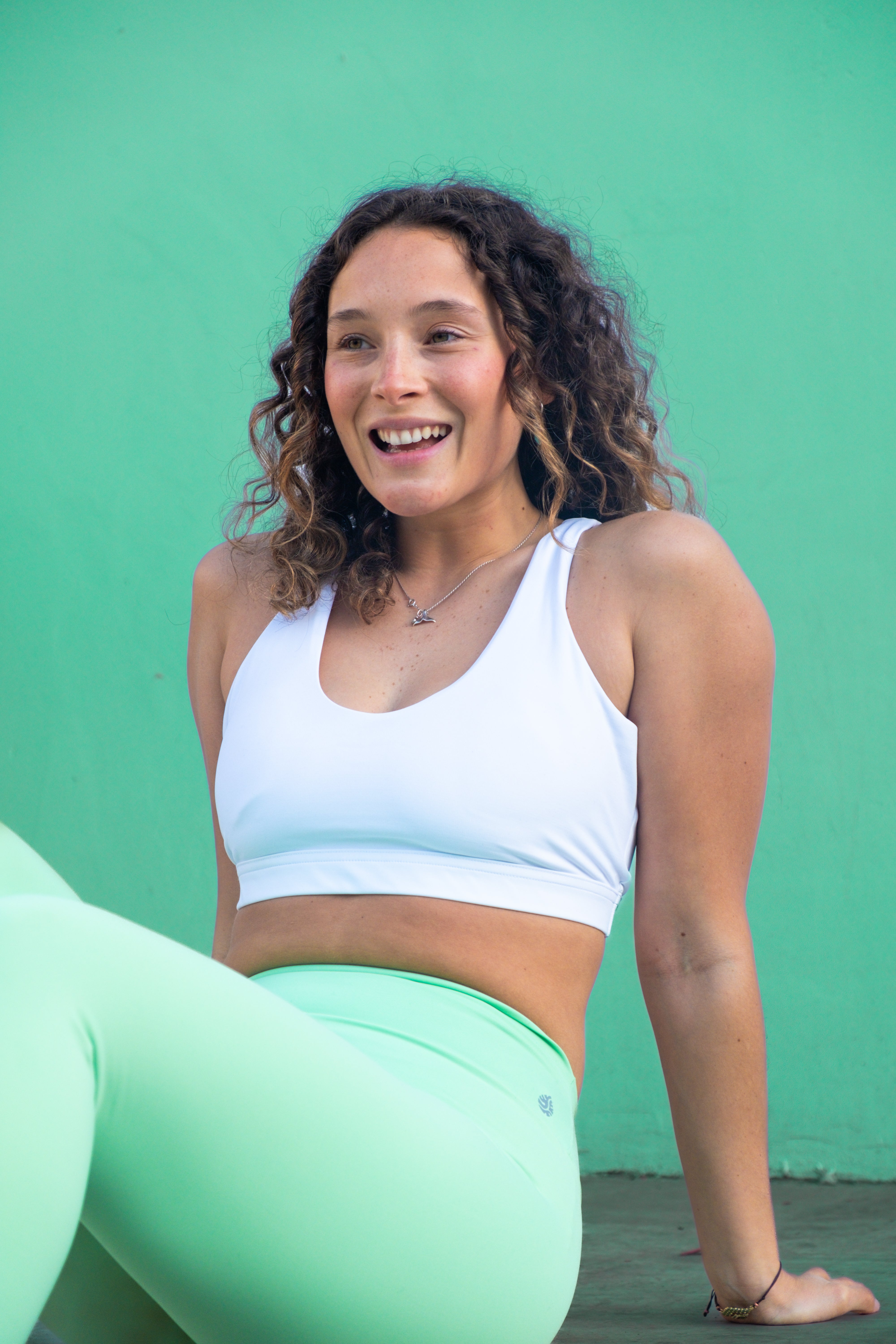 Legging 7/8 Wild Green Silver
