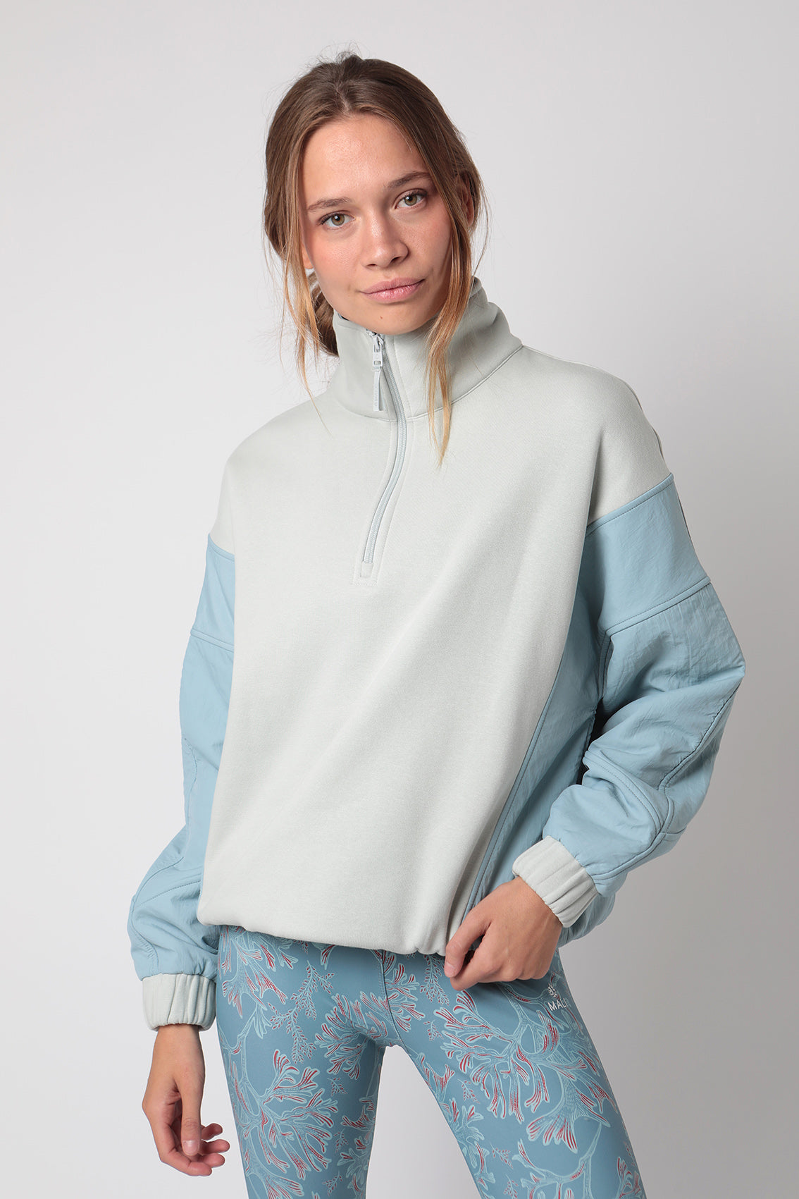 Zip Pullover Blue Fox
