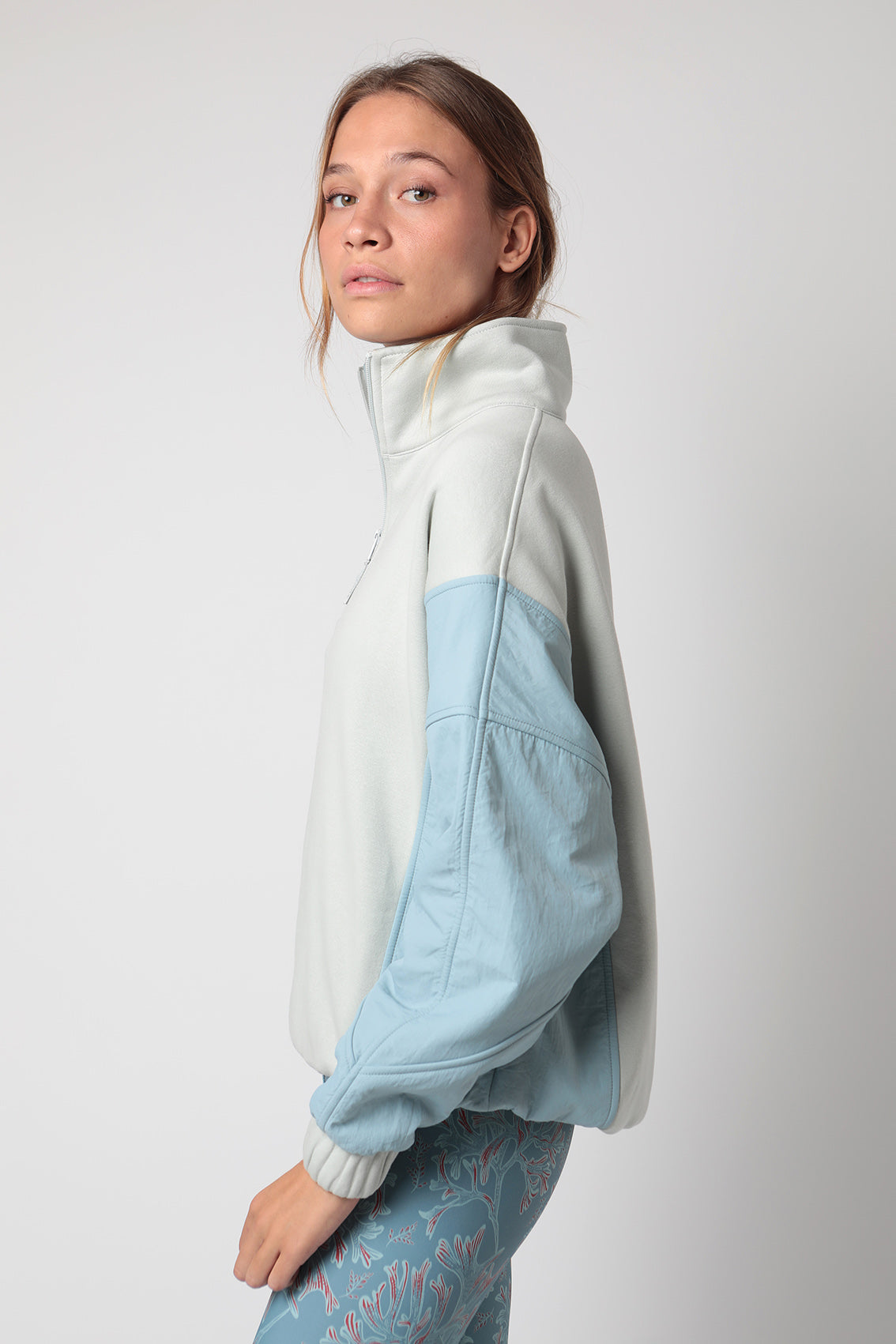 Zip Pullover Blue Fox