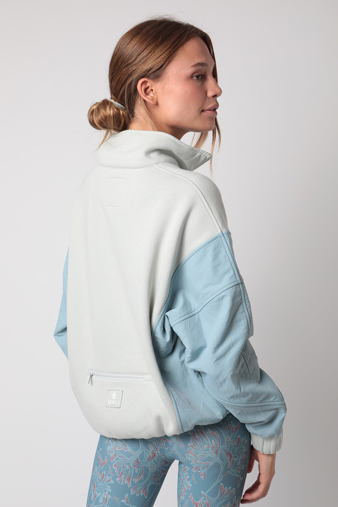 Zip Pullover Blue Fox