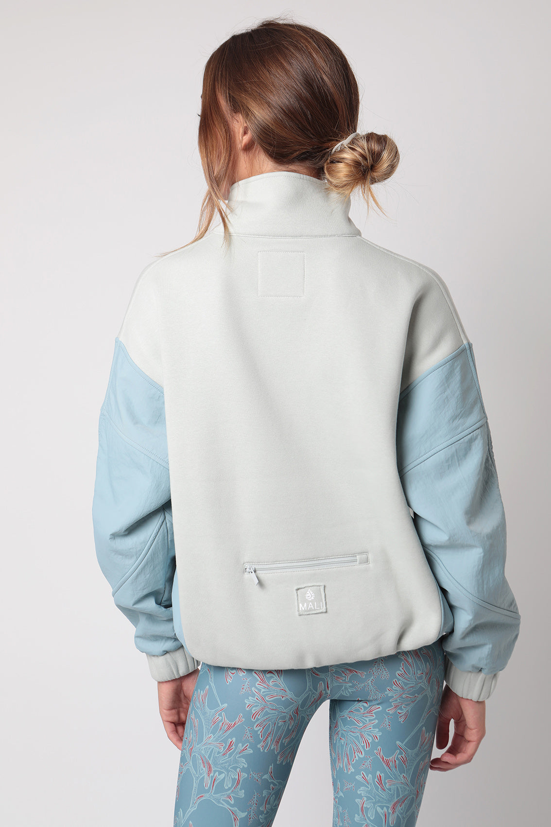 Zip Pullover Blue Fox
