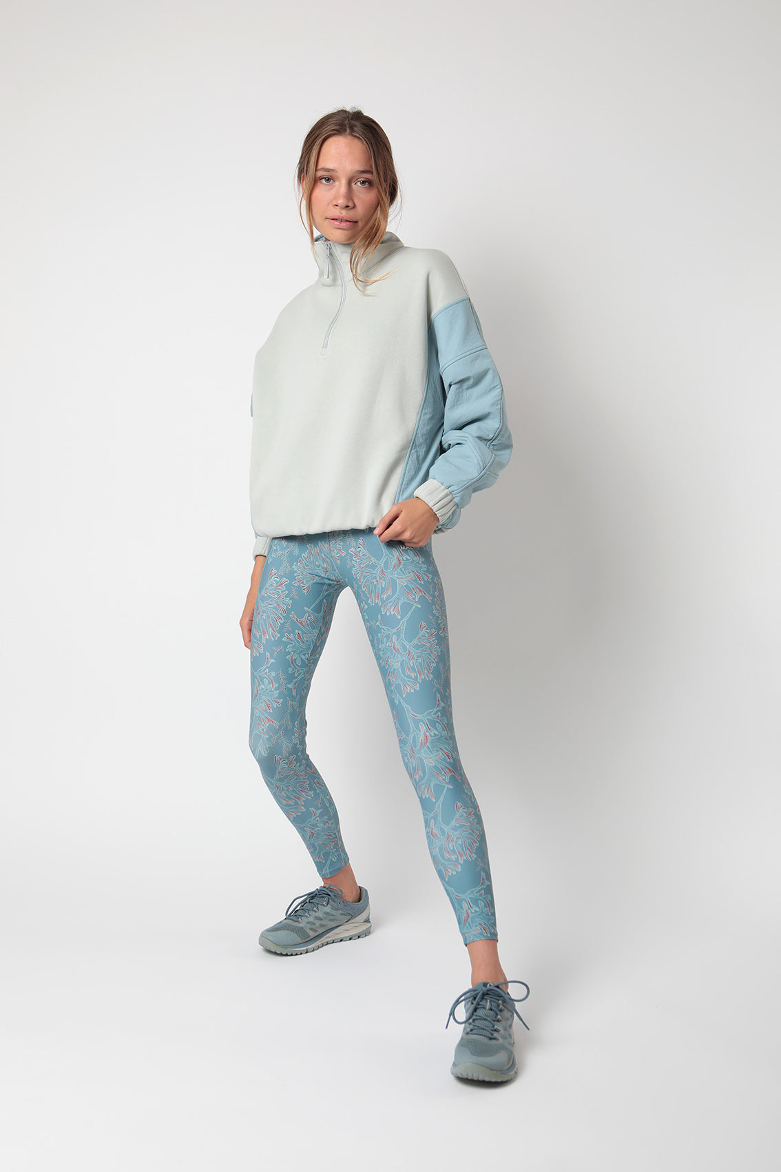 Zip Pullover Blue Fox