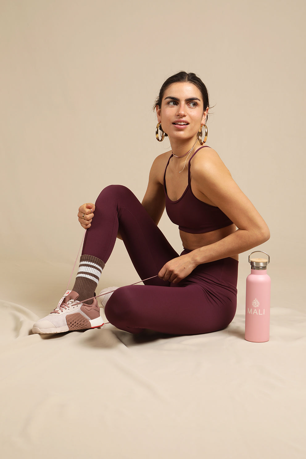 Legging 7/8 Mauve Wine