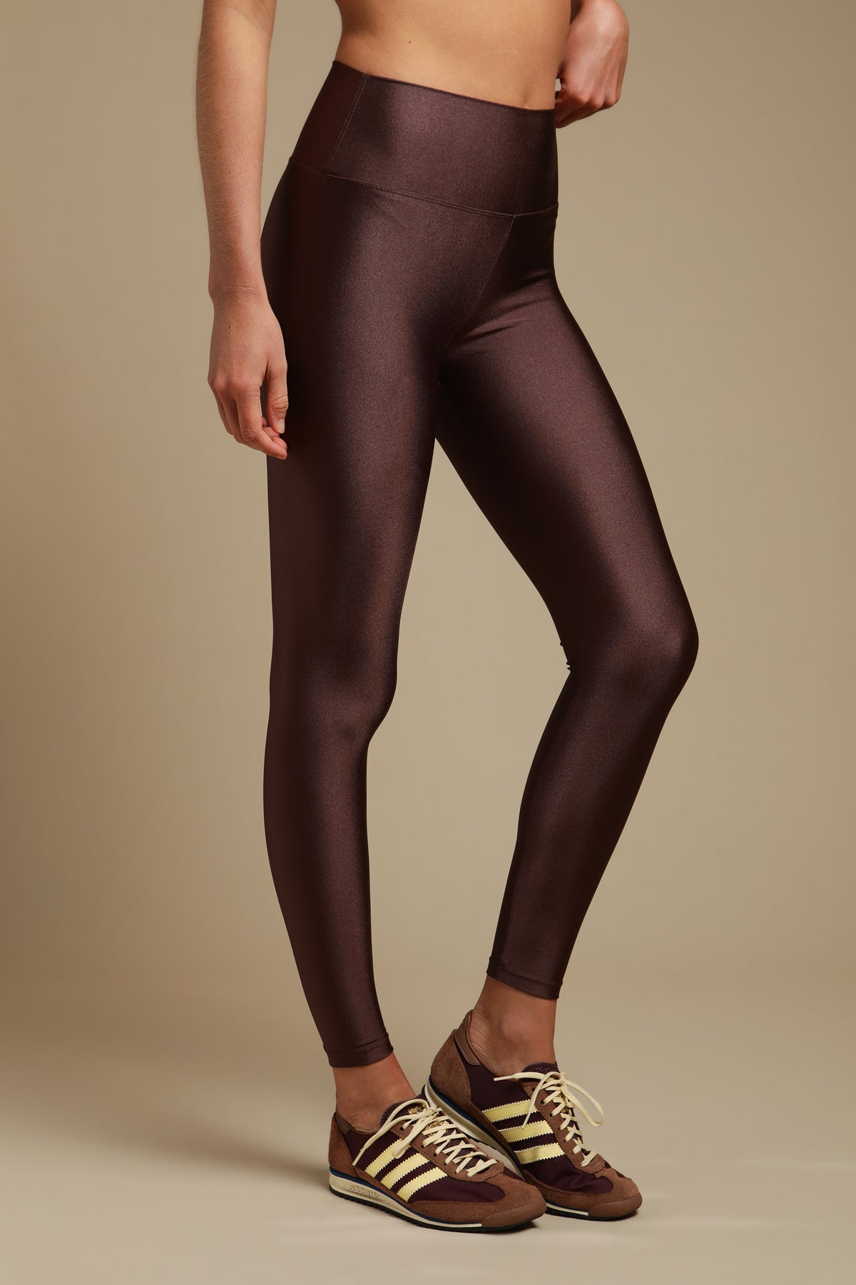 Legging 7/8 Shine Puce