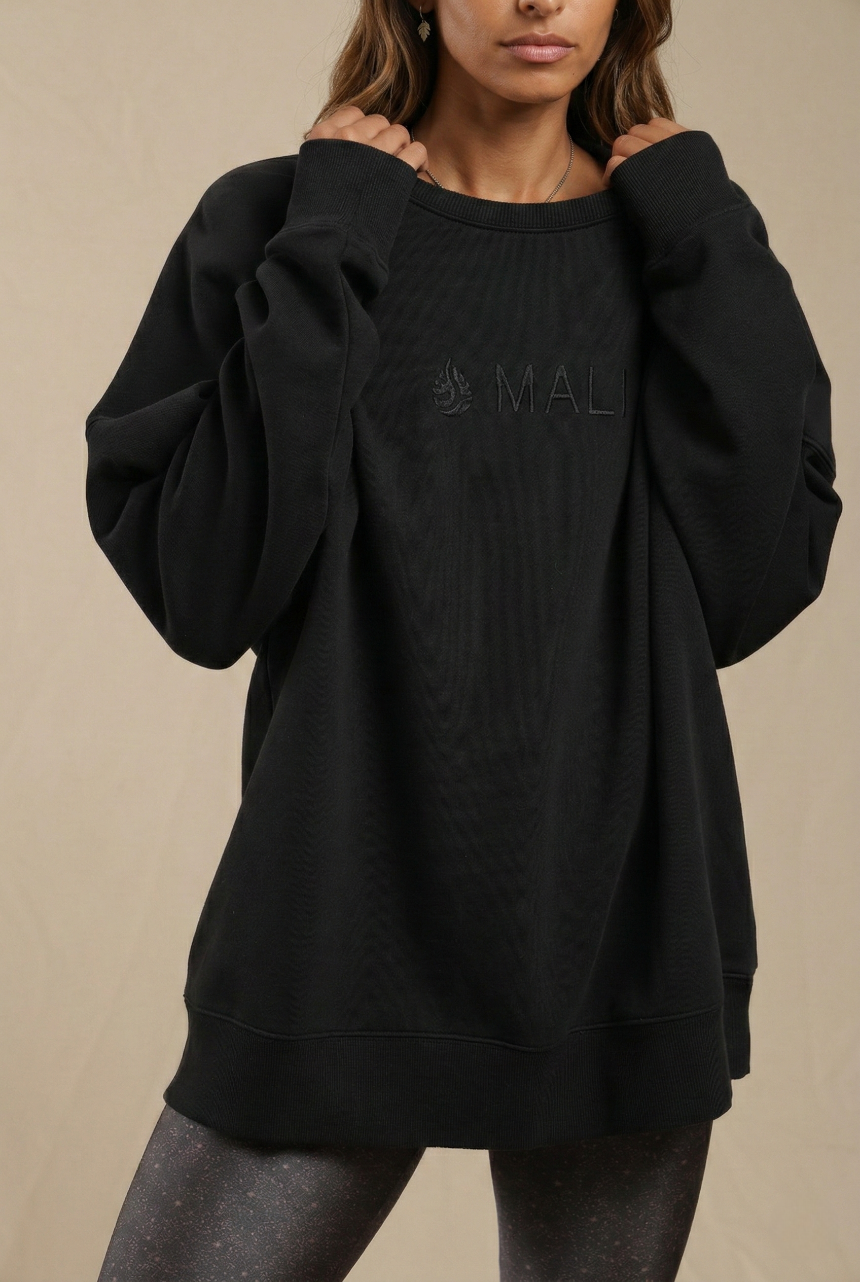 Polerón Crewneck Black