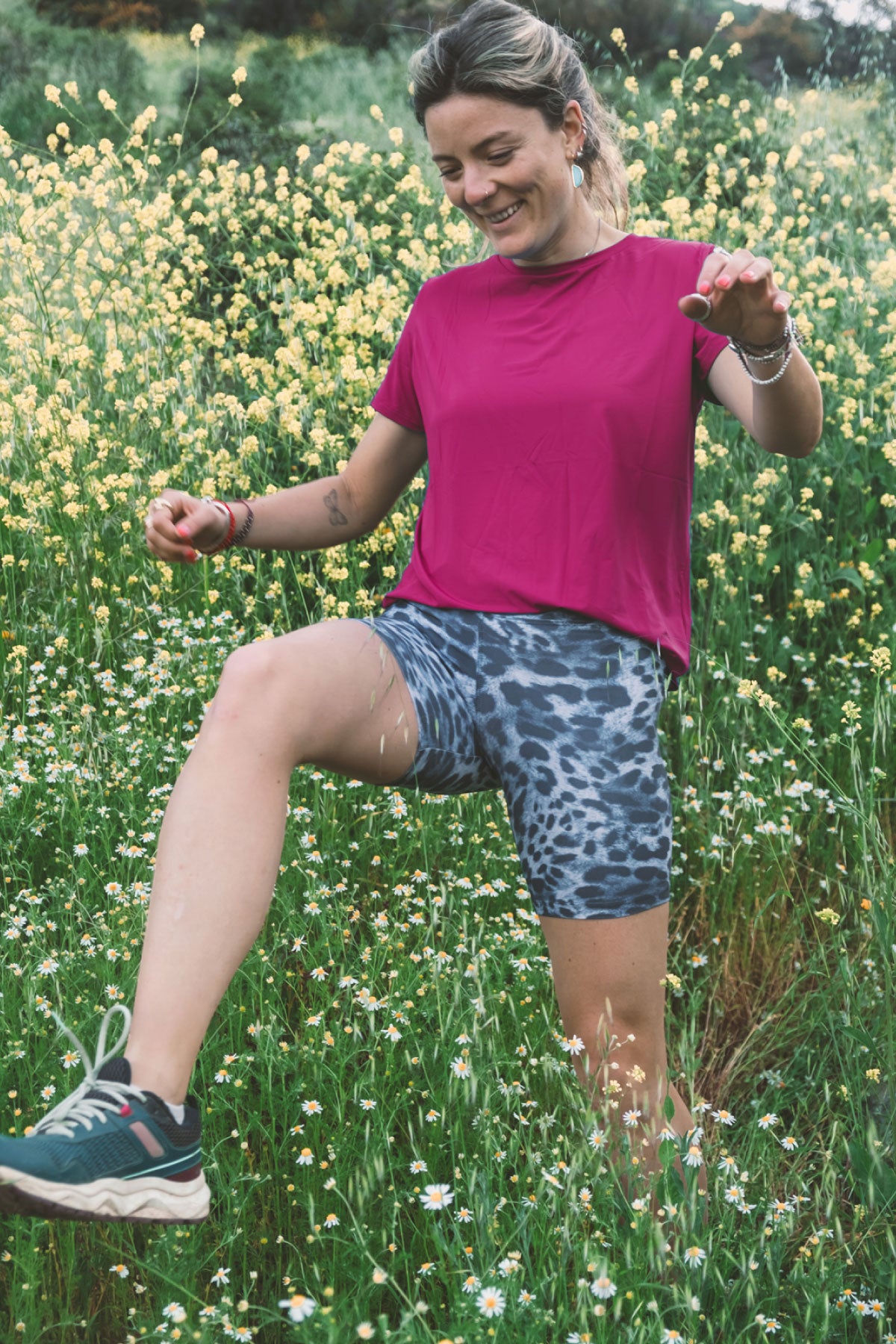 Polera Sport Tee Magenta