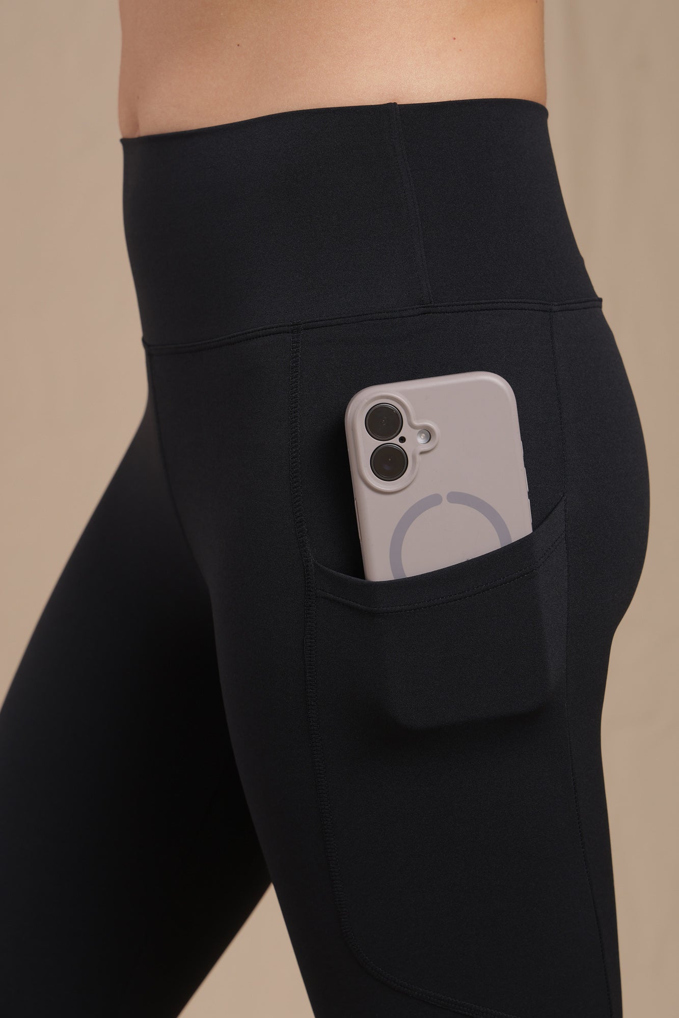 Legging 7/8 con Bolsillo Black